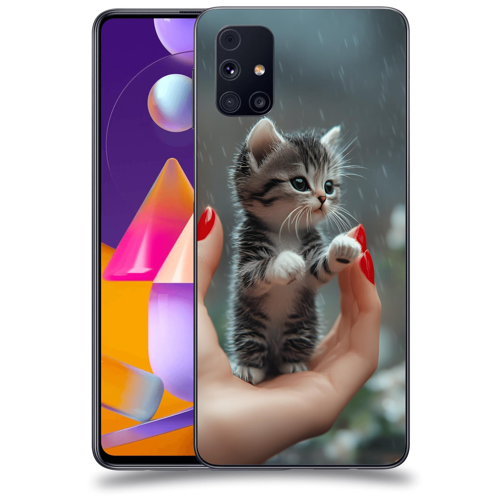 ACOVER Kryt na mobil Samsung Galaxy M31s - Koťátko