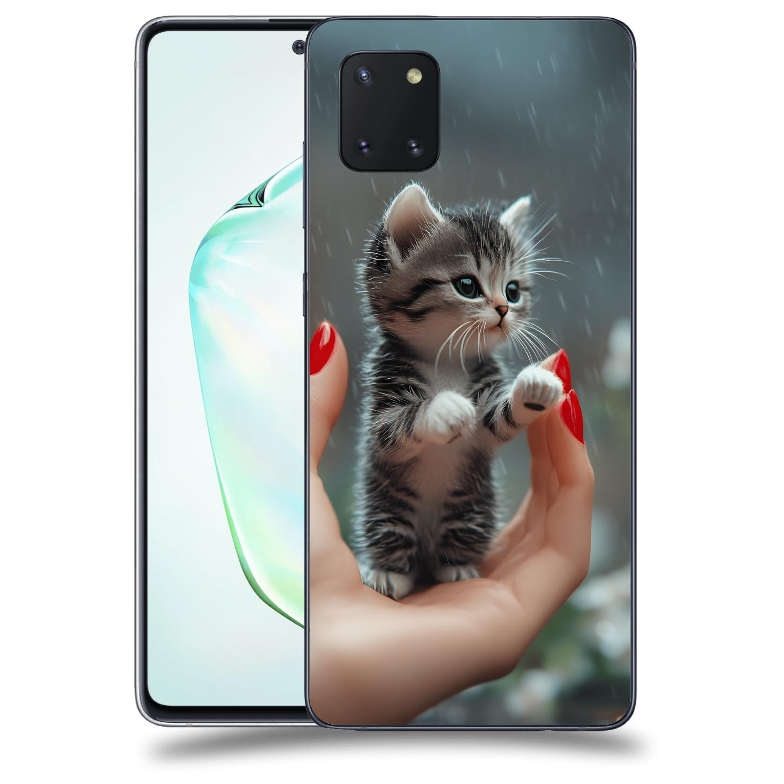 ACOVER Kryt na mobil Samsung Galaxy Note 10 Lite N770F - Koťátko