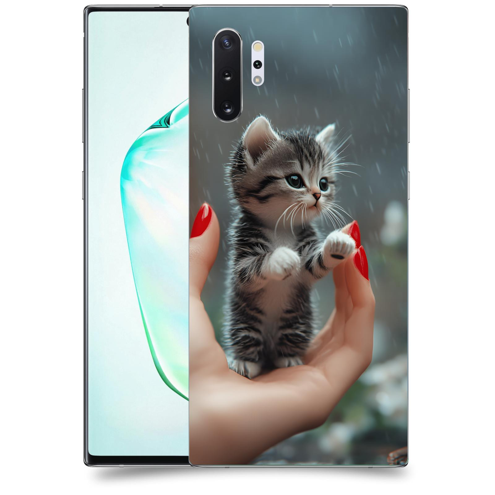 ACOVER Kryt na mobil Samsung Galaxy Note 10+ N975F - Koťátko