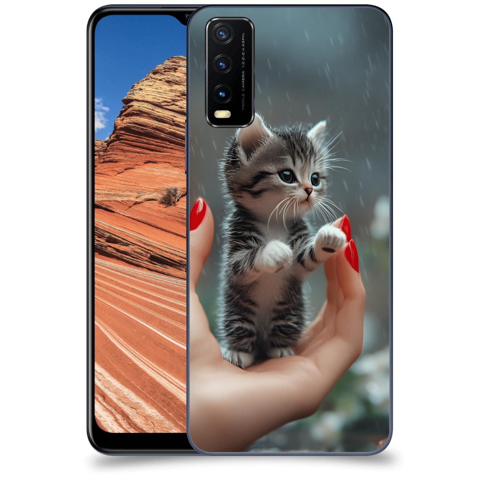 ACOVER Kryt na mobil Vivo Y20s - Koťátko