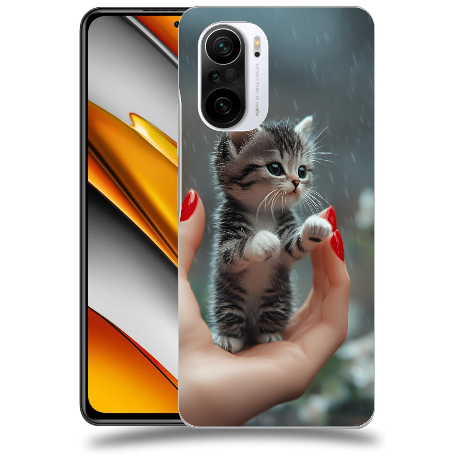 ACOVER Kryt na mobil Xiaomi Poco F3 - Koťátko