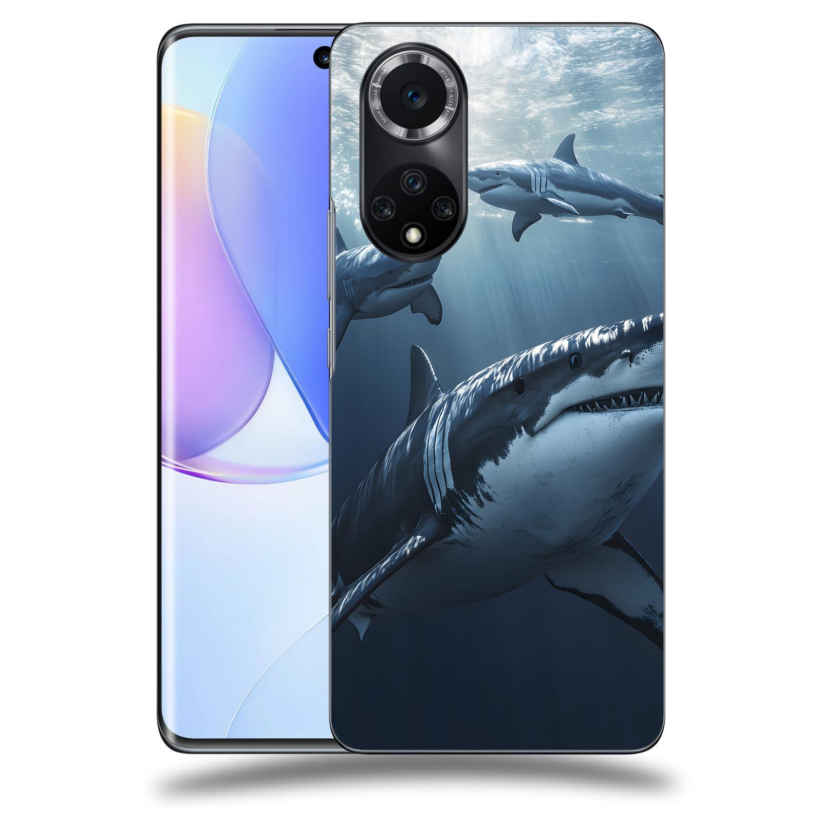 ACOVER Kryt na mobil Huawei Nova 9 - Žraloci