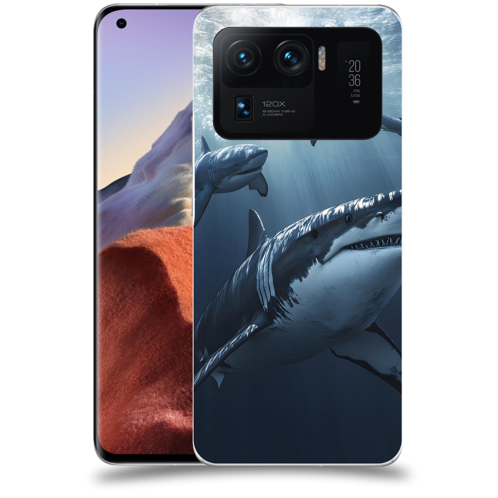 ACOVER Kryt na mobil Xiaomi Mi 11 Ultra - Žraloci