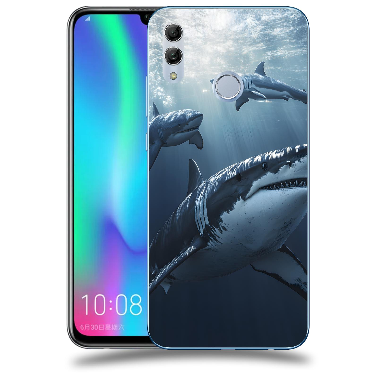 ACOVER Kryt na mobil Honor 10 Lite - Žraloci