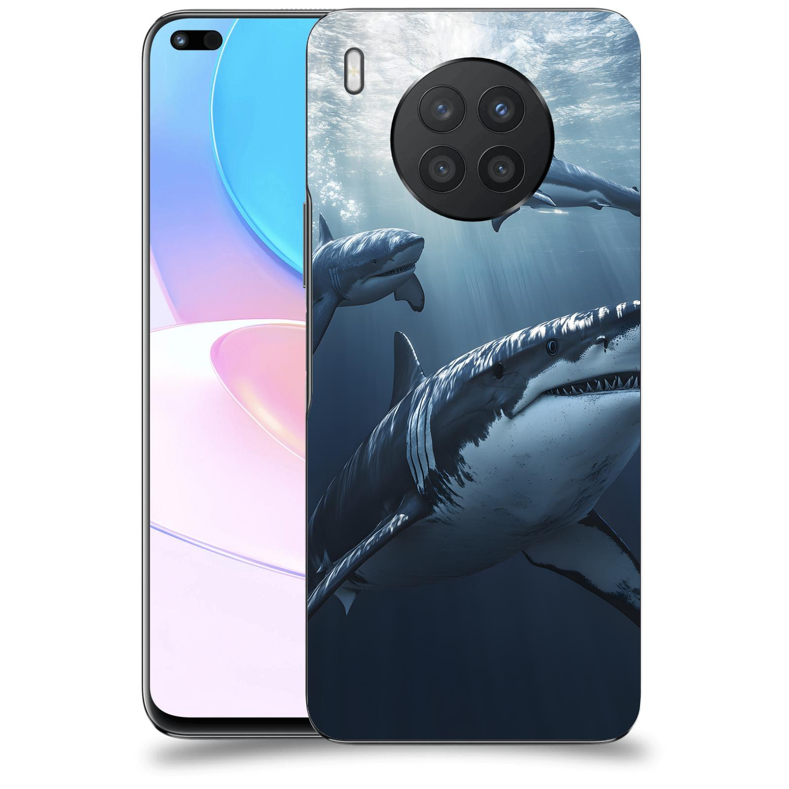 ACOVER Kryt na mobil Honor 50 Lite - Žraloci