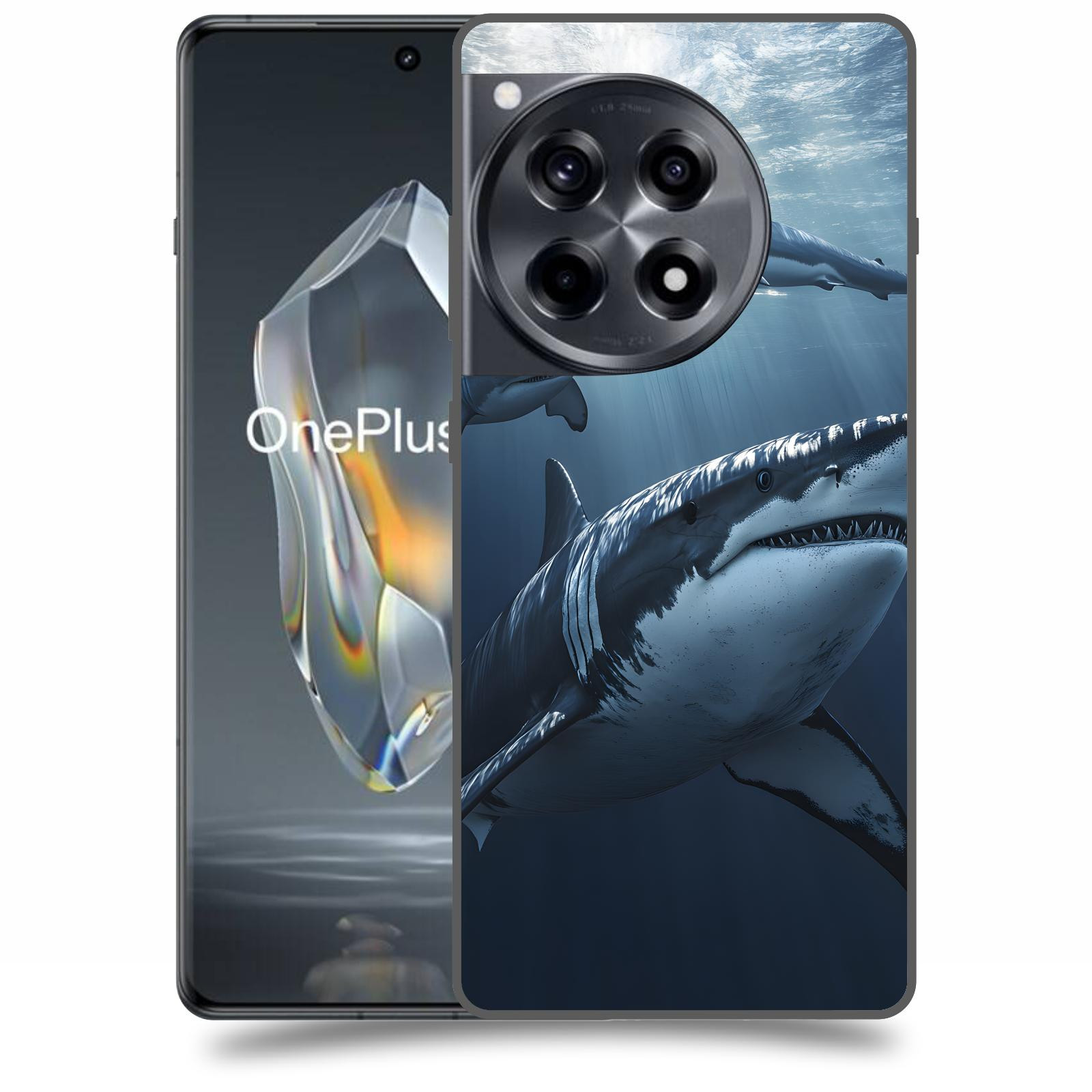 ACOVER Kryt na mobil OnePlus 12 - Žraloci