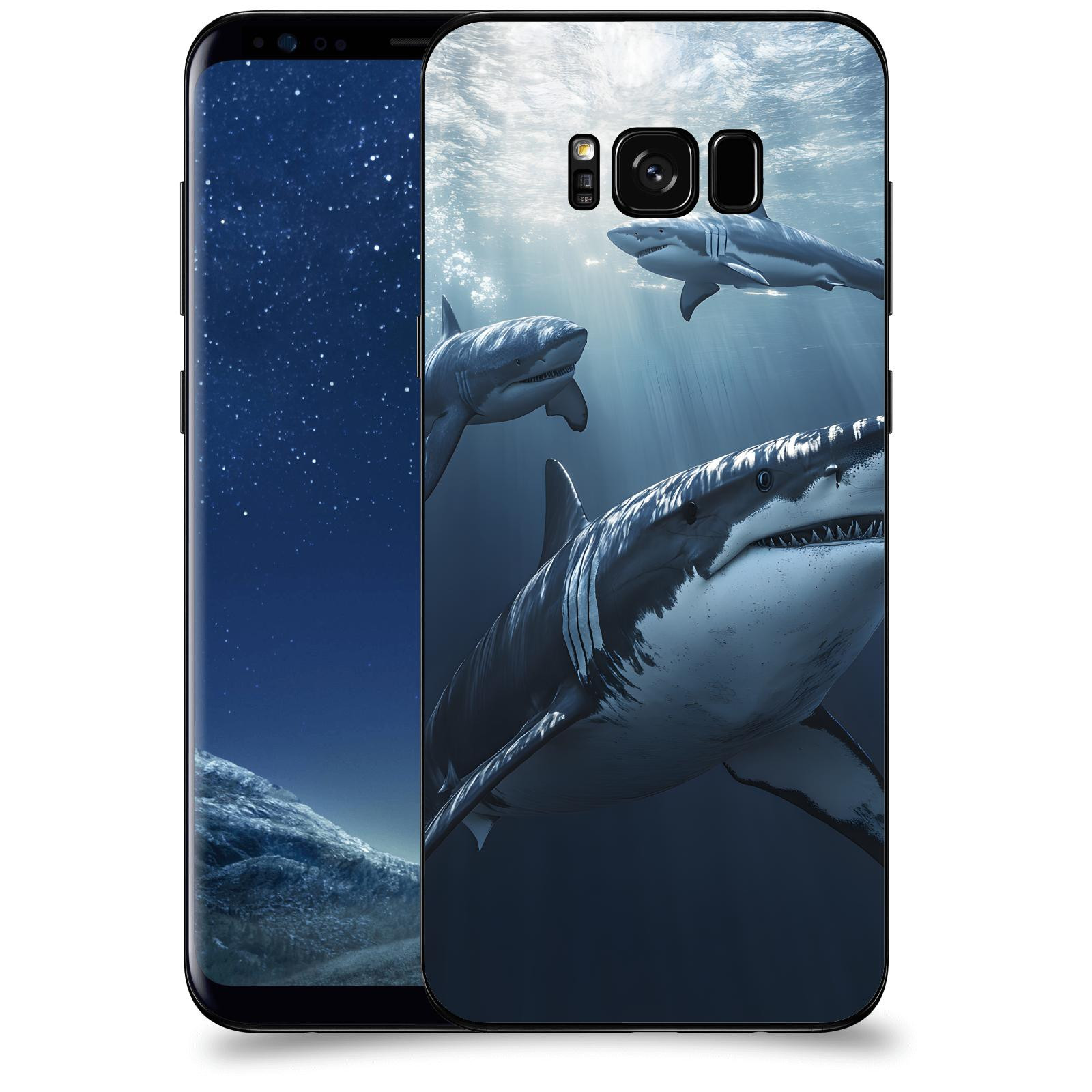 ACOVER Kryt na mobil Samsung Galaxy S8+ G955F - Žraloci