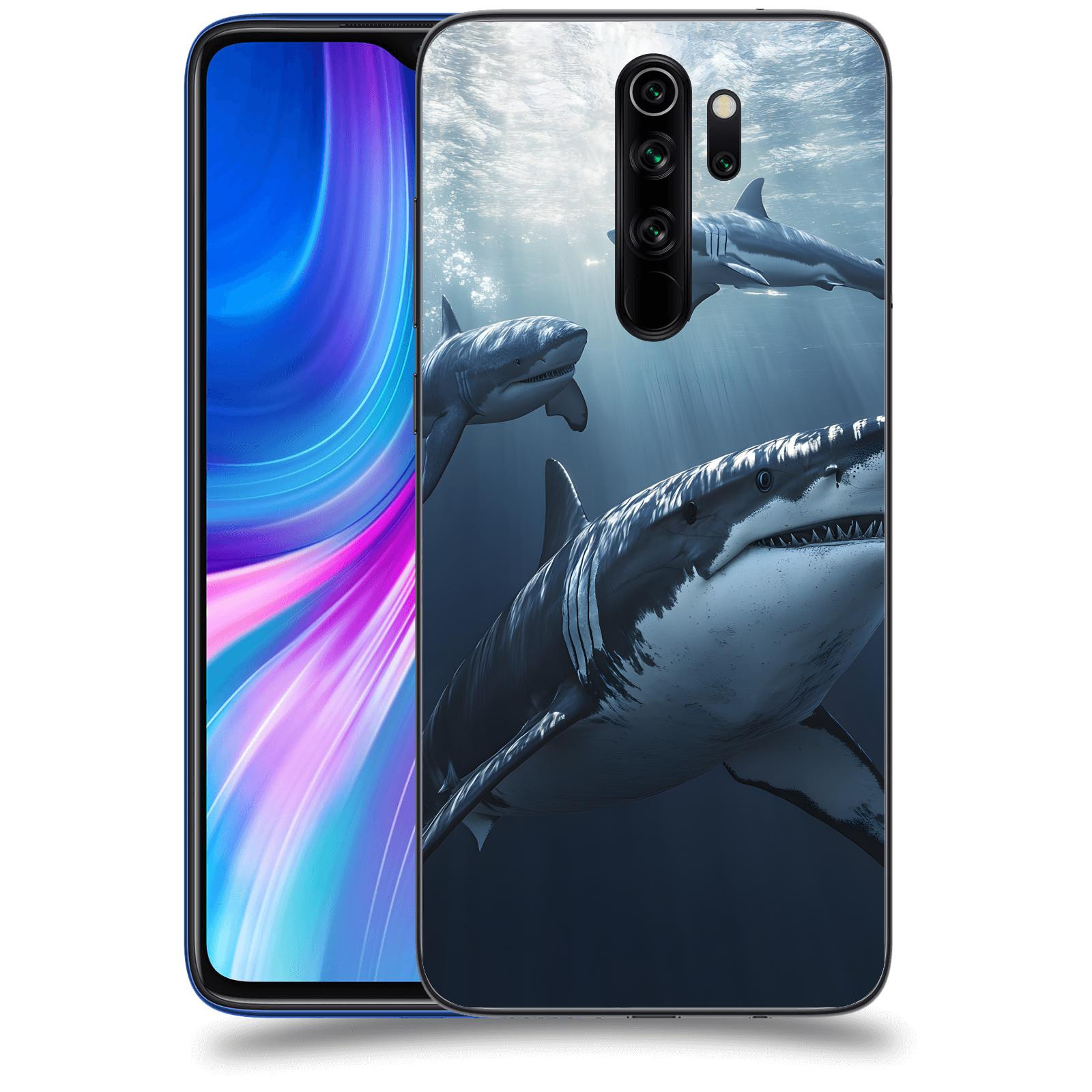 ACOVER Kryt na mobil Xiaomi Redmi Note 8 Pro - Žraloci