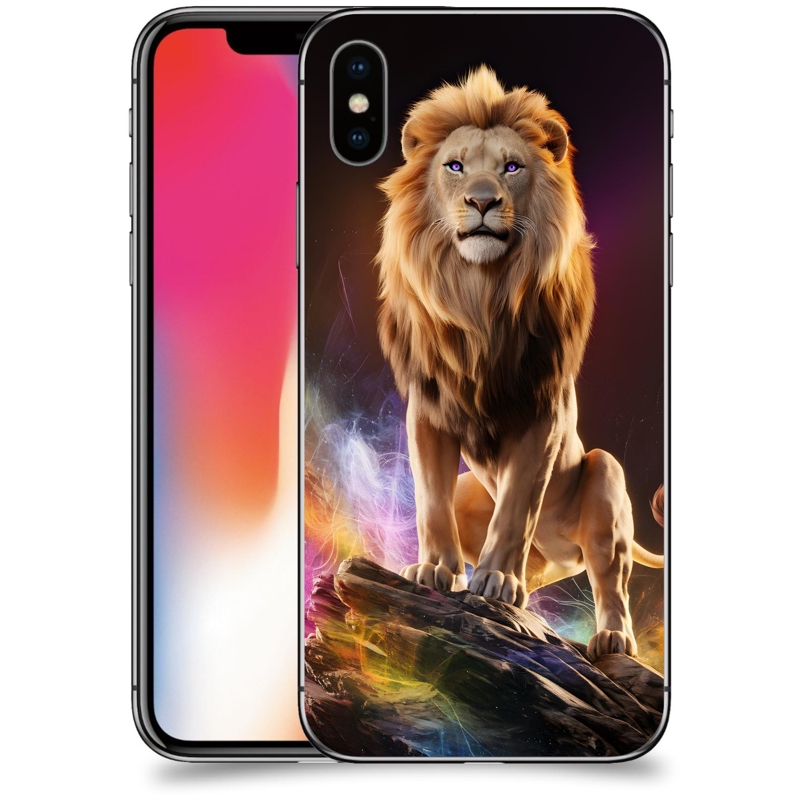 ACOVER Kryt na mobil Apple iPhone X/XS - Magic Lion
