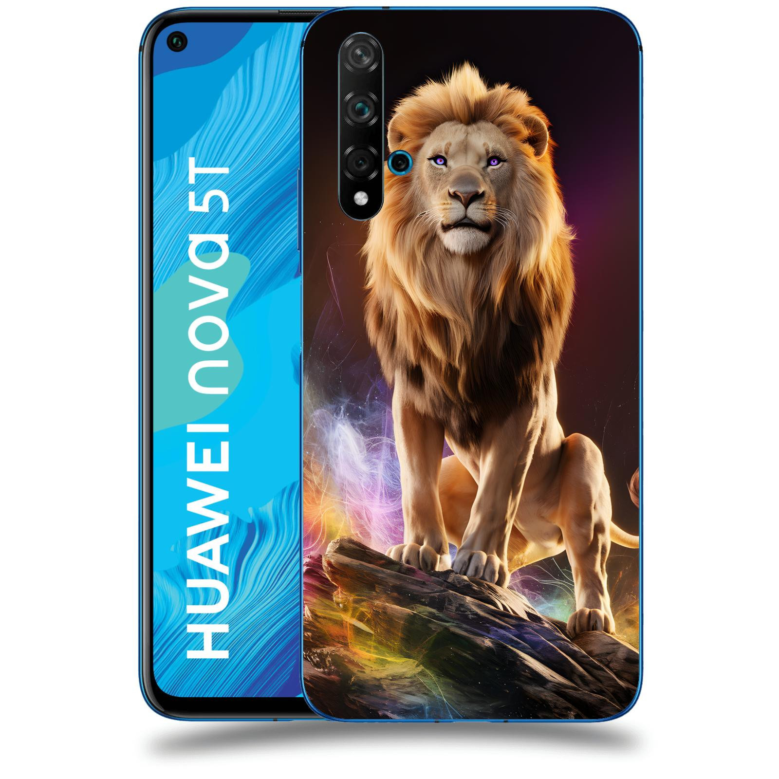 ACOVER Kryt na mobil Huawei Nova 5T - Magic Lion