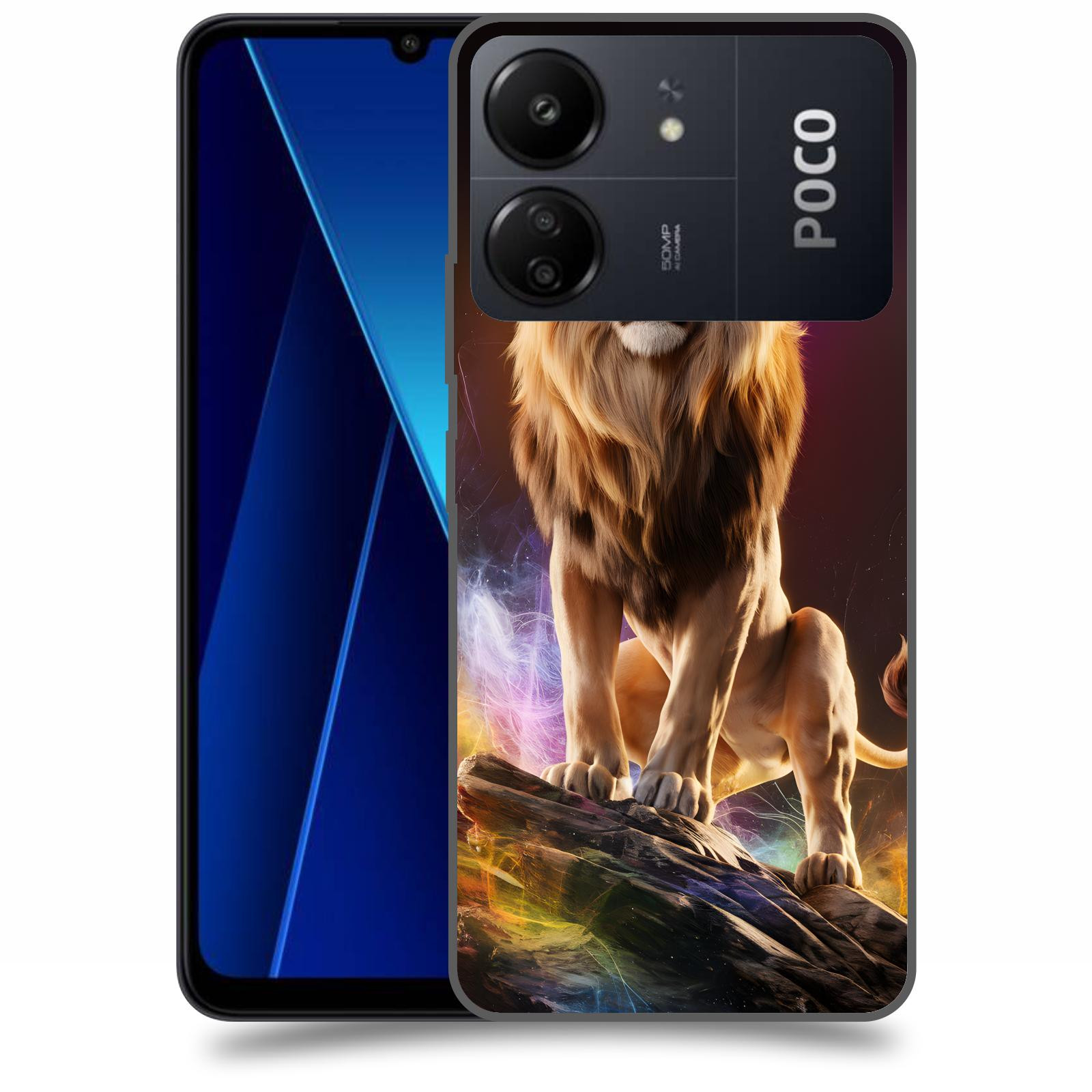 ACOVER Kryt na mobil Poco C65 - Magic Lion