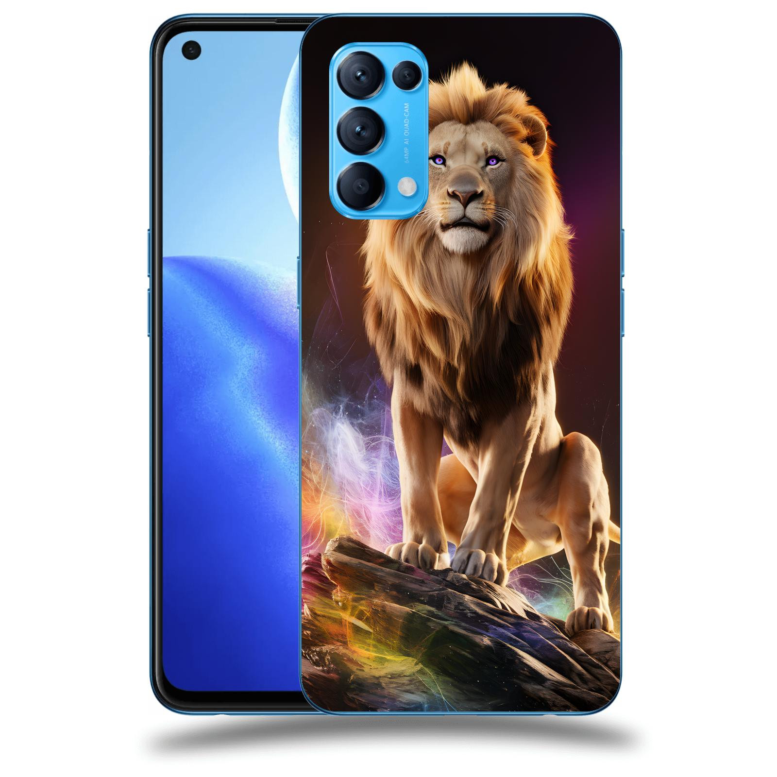 ACOVER Kryt na mobil OPPO Reno 5 5G - Magic Lion