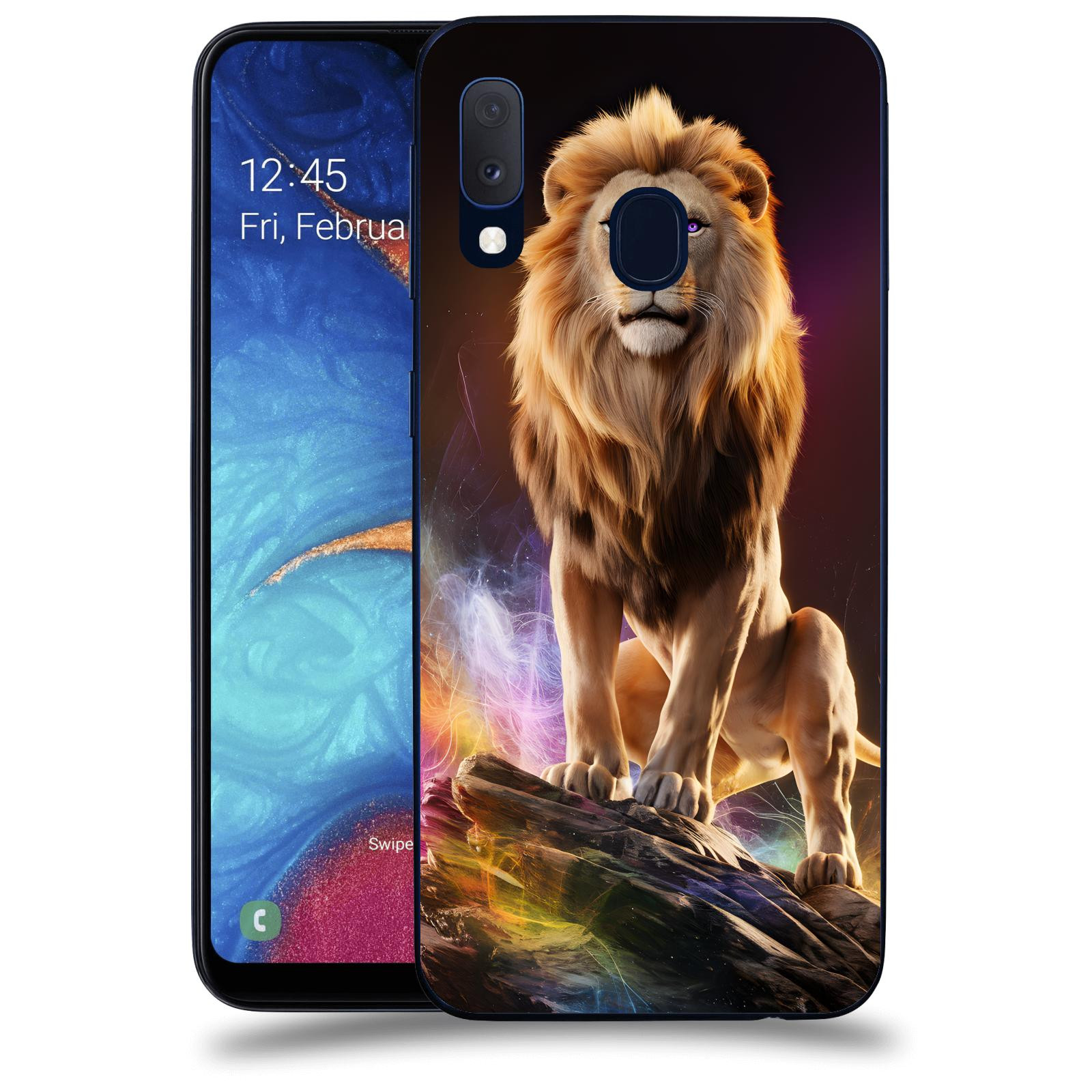 ACOVER Kryt na mobil Samsung Galaxy A20e A202F - Magic Lion
