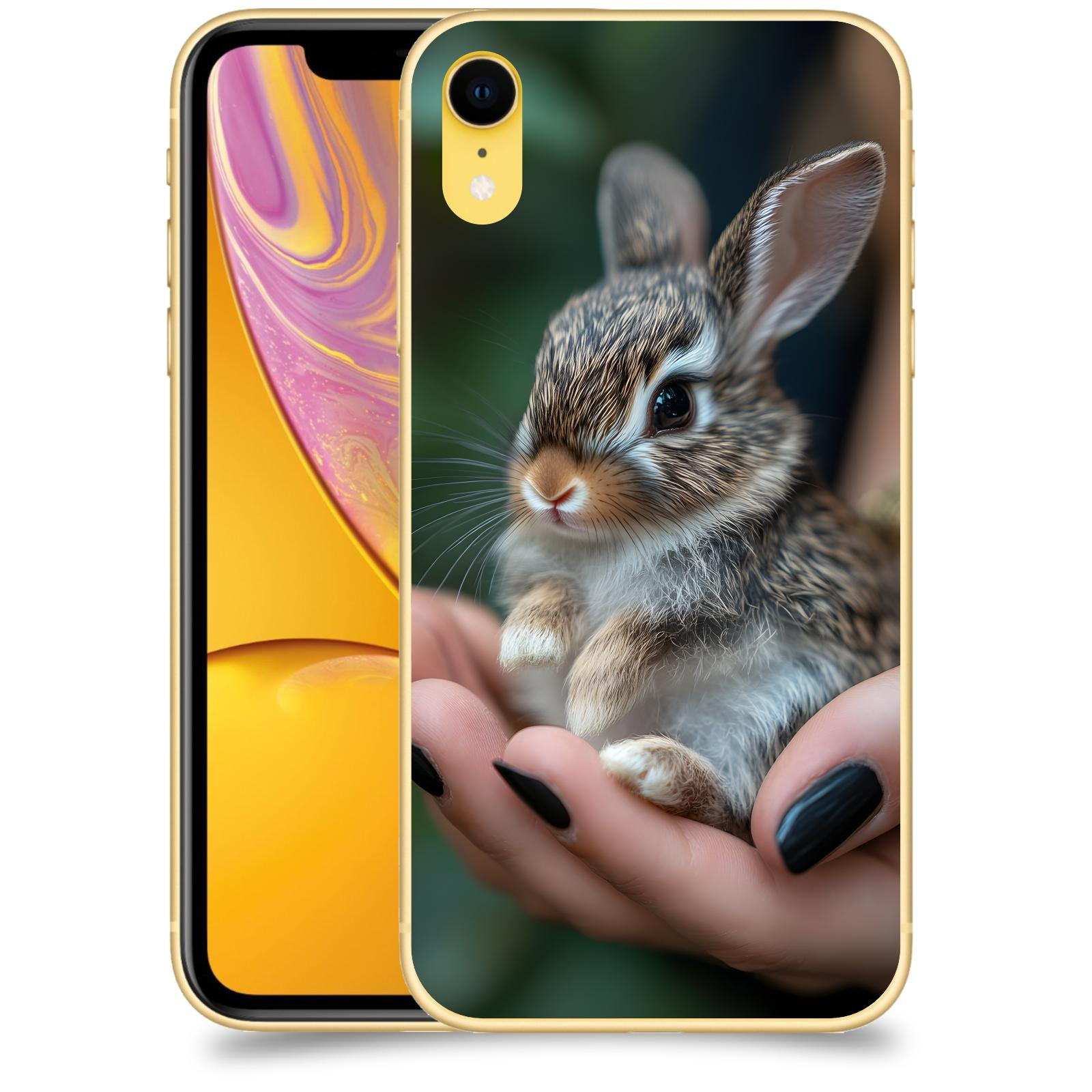 ACOVER Kryt na mobil Apple iPhone XR - Králíček