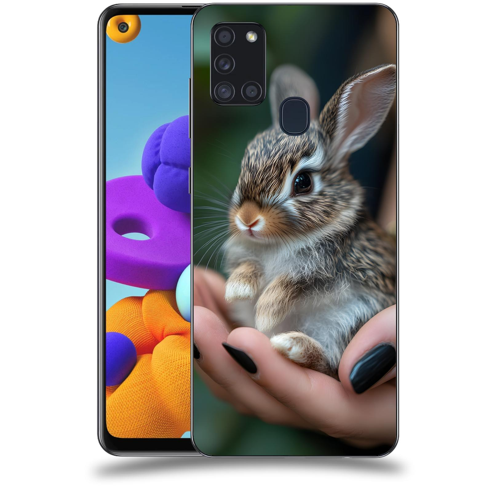 ACOVER Kryt na mobil Samsung Galaxy A21s - Králíček