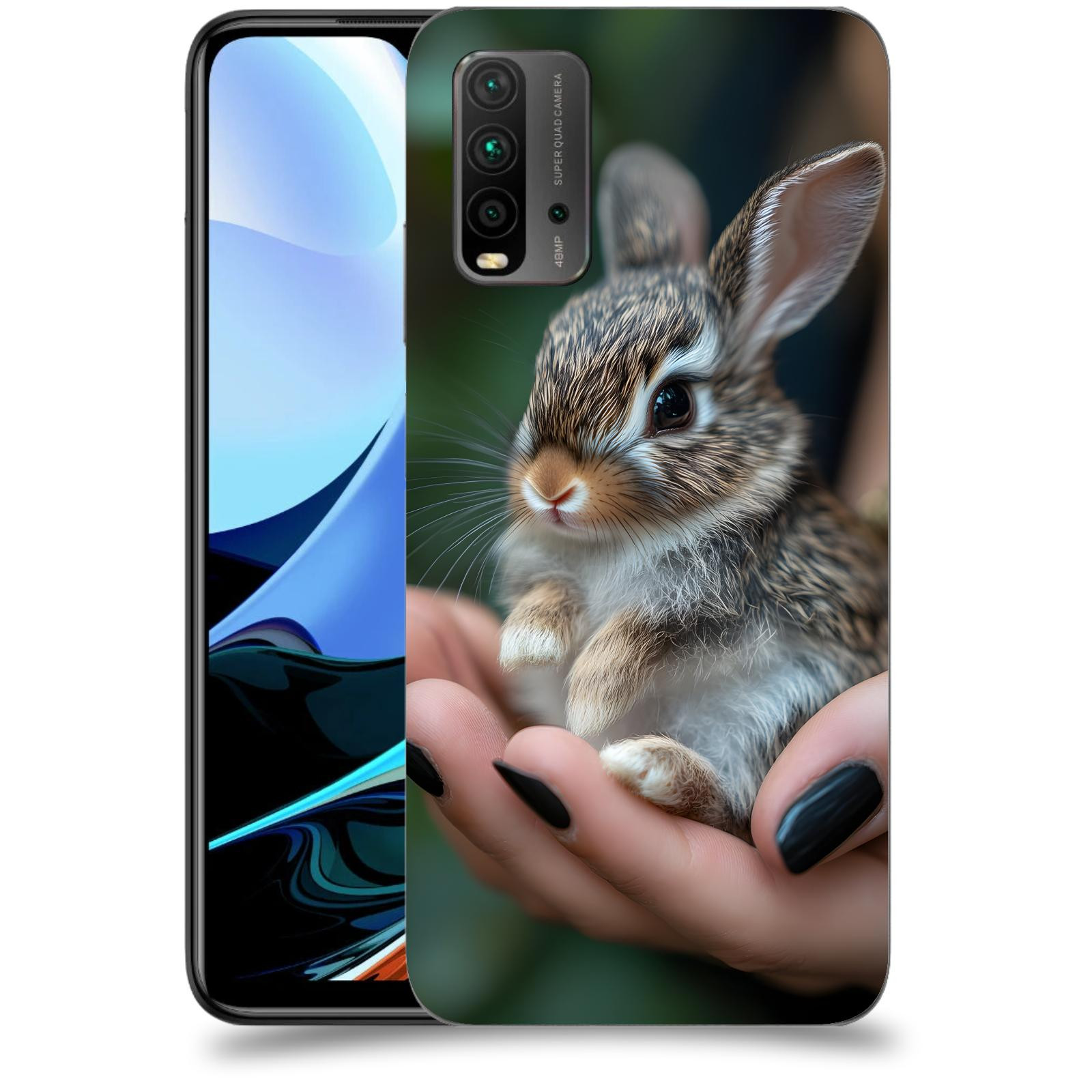 ACOVER Kryt na mobil Xiaomi Redmi 9T - Králíček