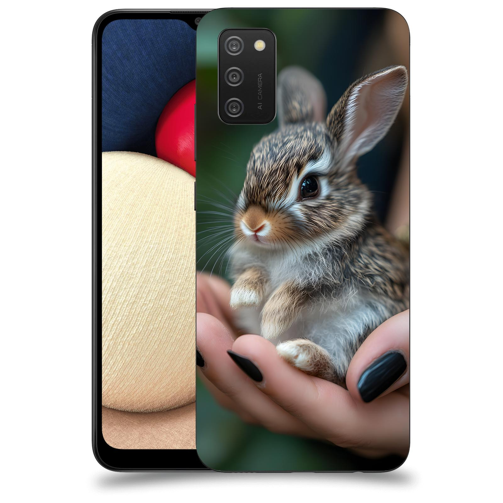 ACOVER Kryt na mobil Samsung Galaxy A02s A025G - Králíček