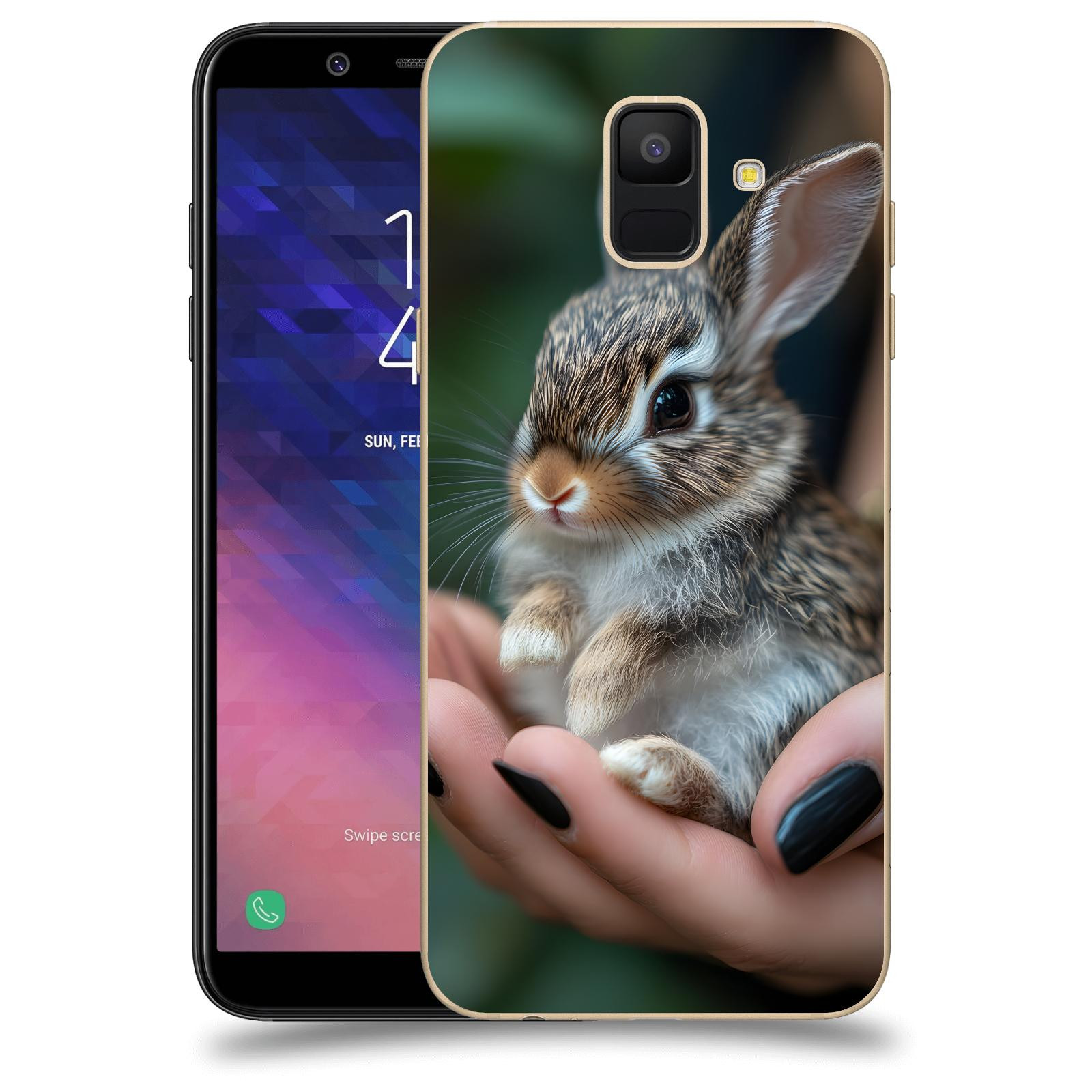 ACOVER Kryt na mobil Samsung Galaxy A6 A600F - Králíček