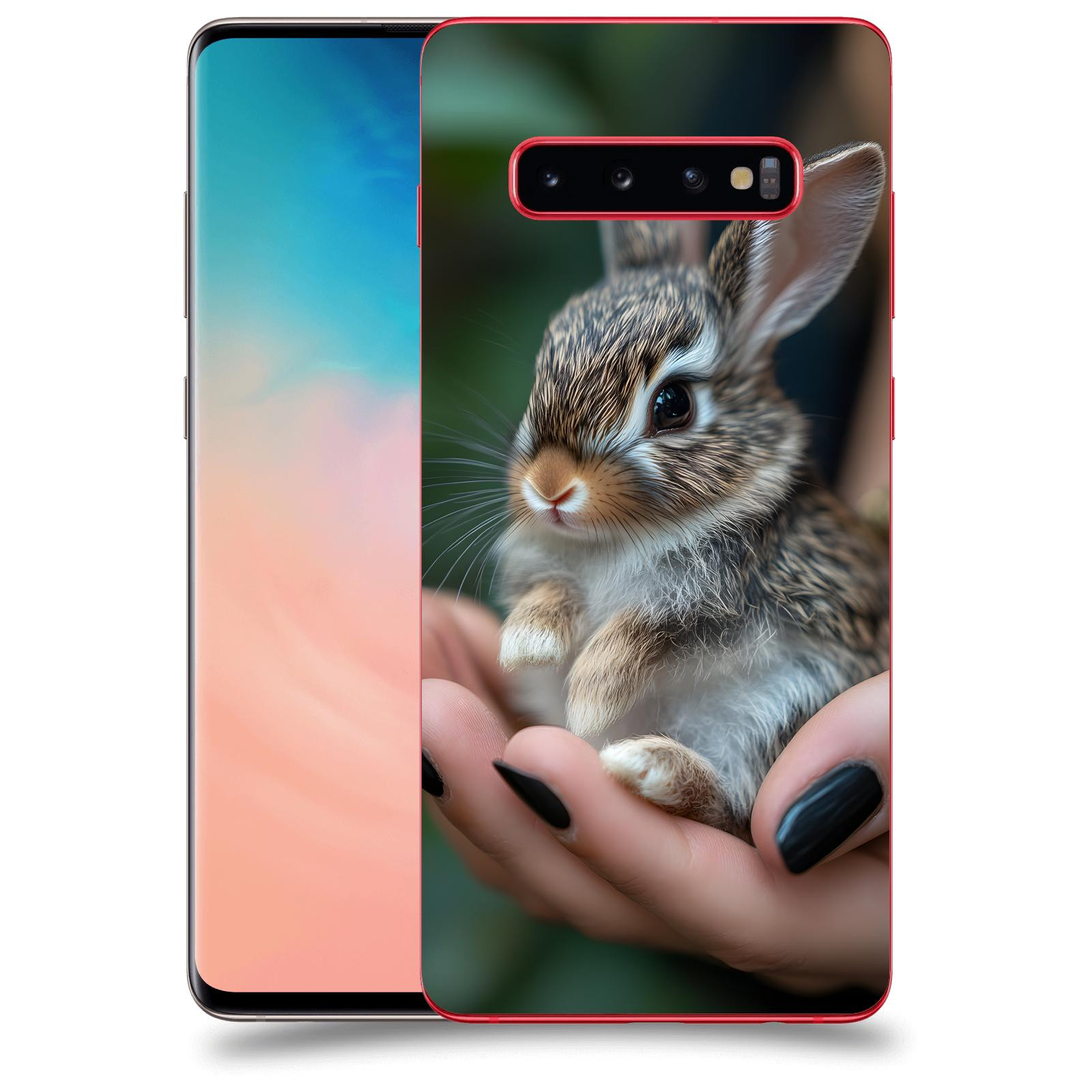 ACOVER Kryt na mobil Samsung Galaxy S10 Plus G975 - Králíček