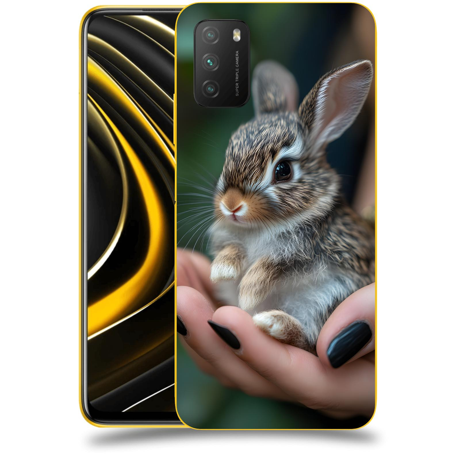 ACOVER Kryt na mobil Xiaomi Poco M3 - Králíček