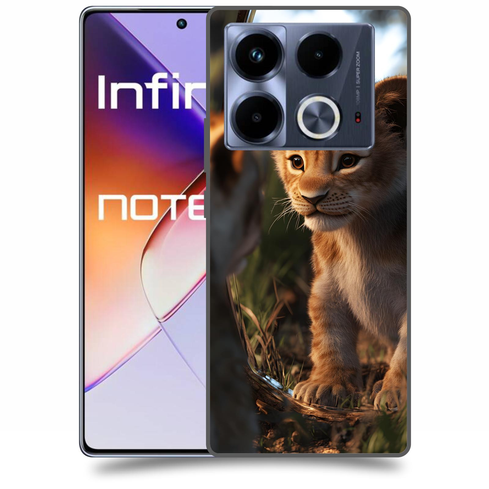 ACOVER Kryt na mobil Infinix Note 40 - Lvíče