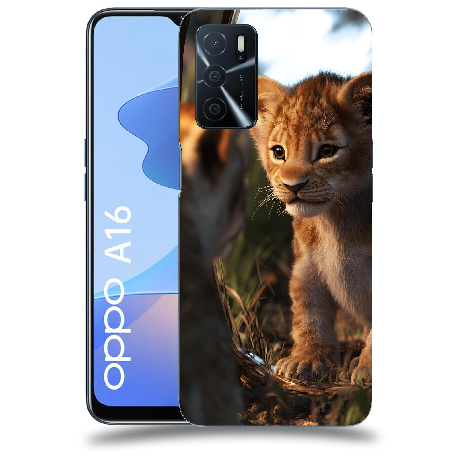 ACOVER Kryt na mobil OPPO A16 - Lvíče