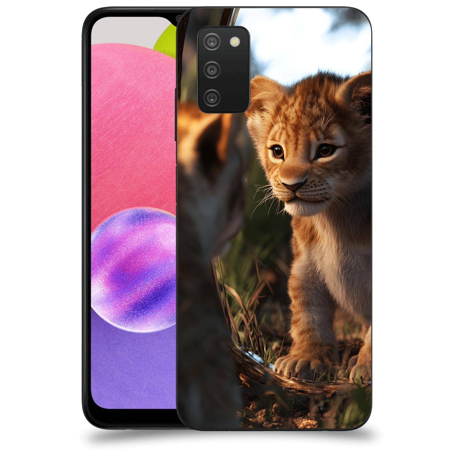 ACOVER Kryt na mobil Samsung Galaxy A03s A037G - Lvíče