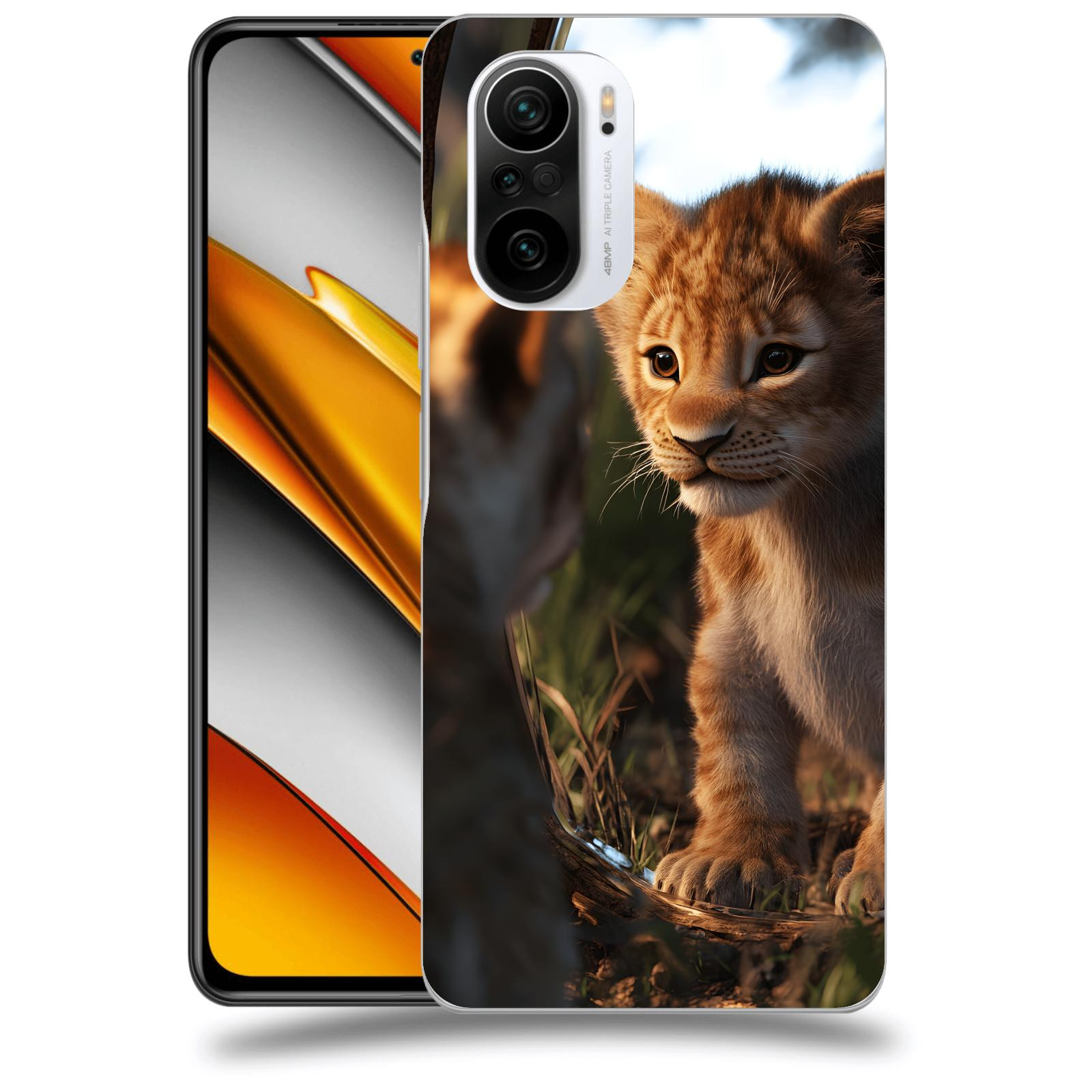 ACOVER Kryt na mobil Xiaomi Poco F3 - Lvíče