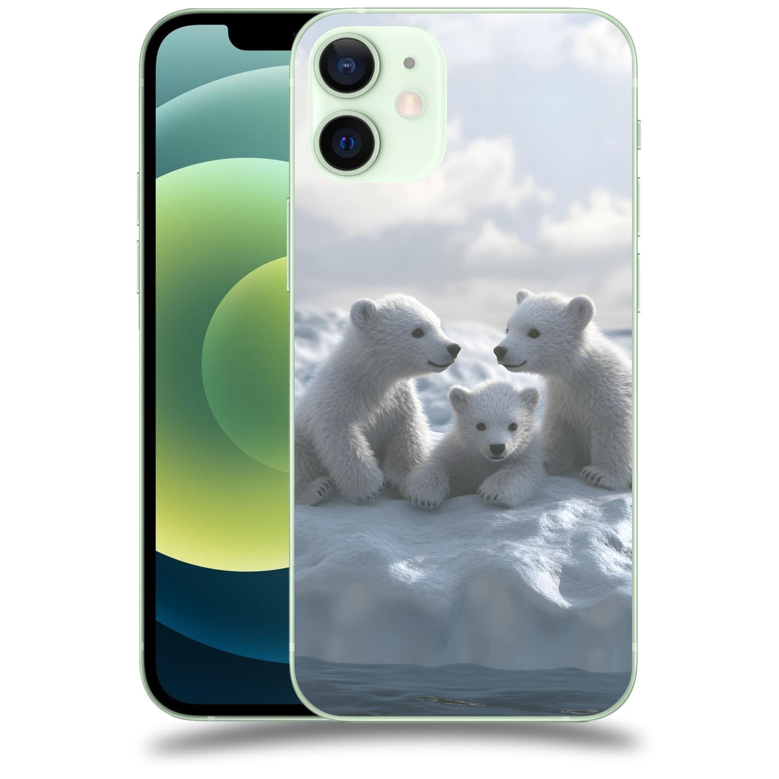 ACOVER Kryt na mobil Apple iPhone 12 mini - Medvíďata