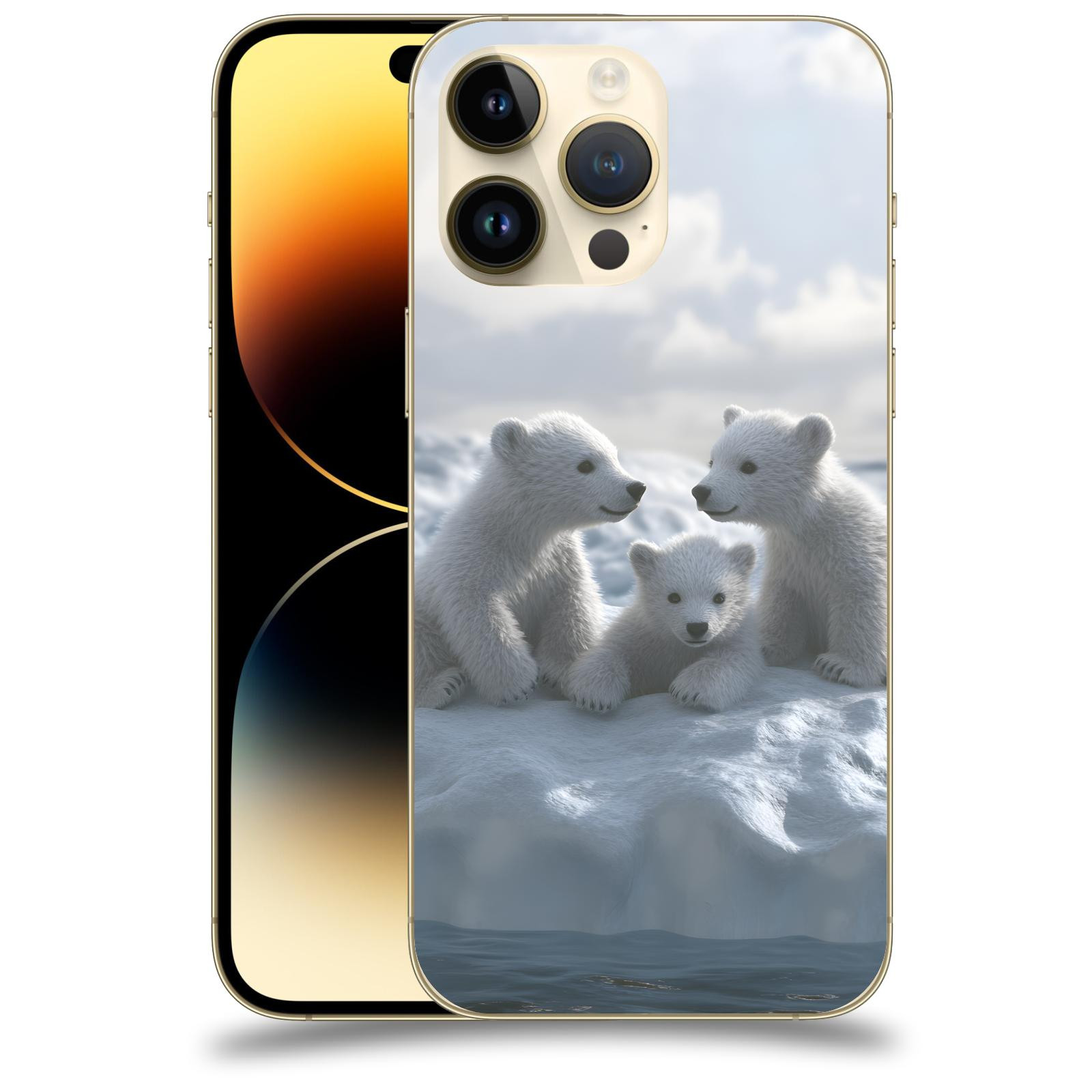 ACOVER Kryt na mobil Apple iPhone 14 Pro Max - Medvíďata