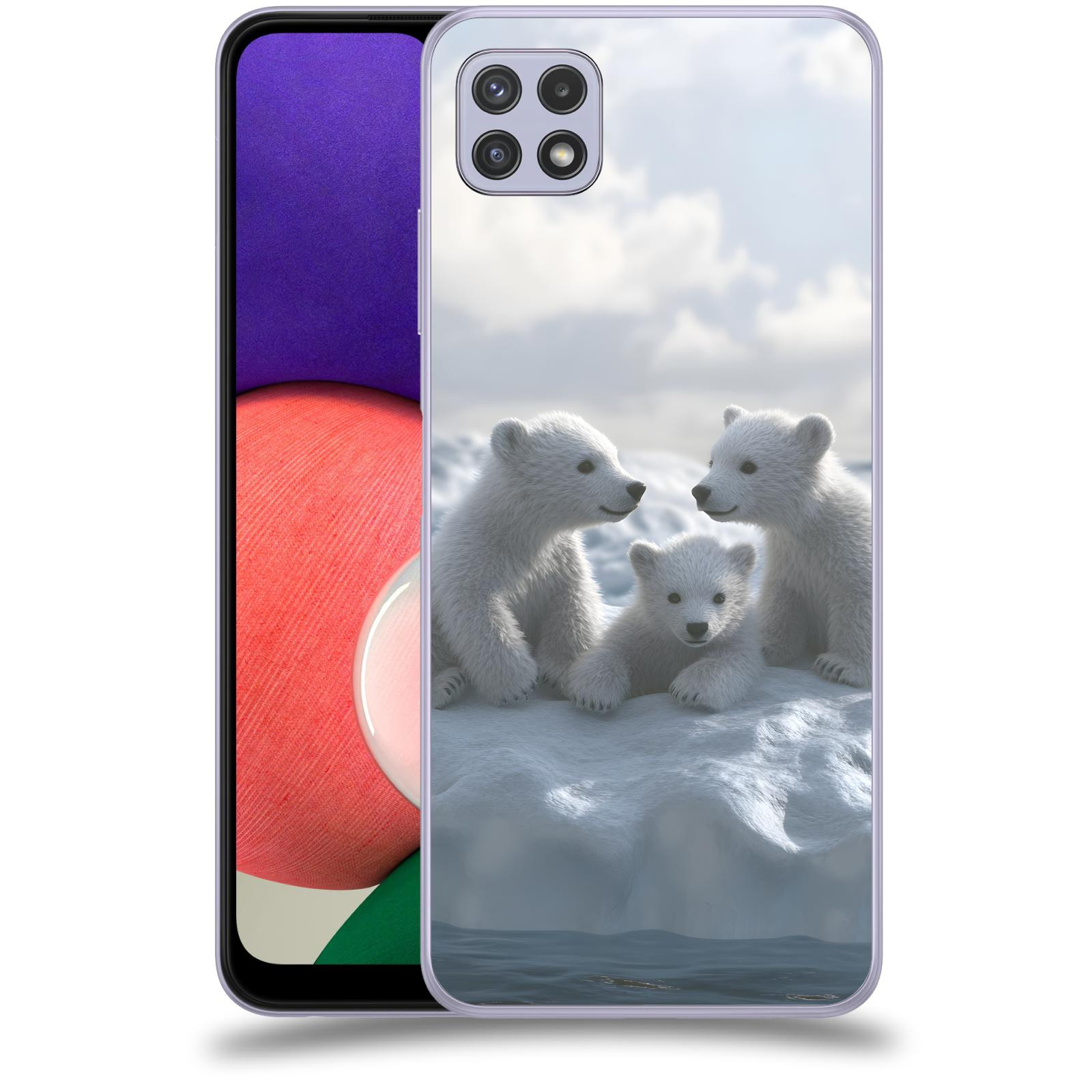 ACOVER Kryt na mobil Samsung Galaxy A22 5G A226B - Medvíďata