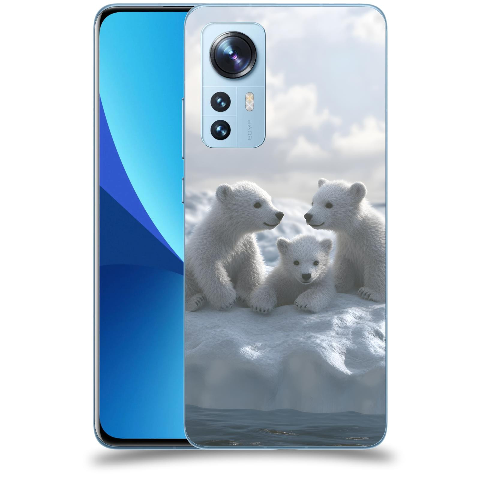 ACOVER Kryt na mobil Xiaomi 12X - Medvíďata