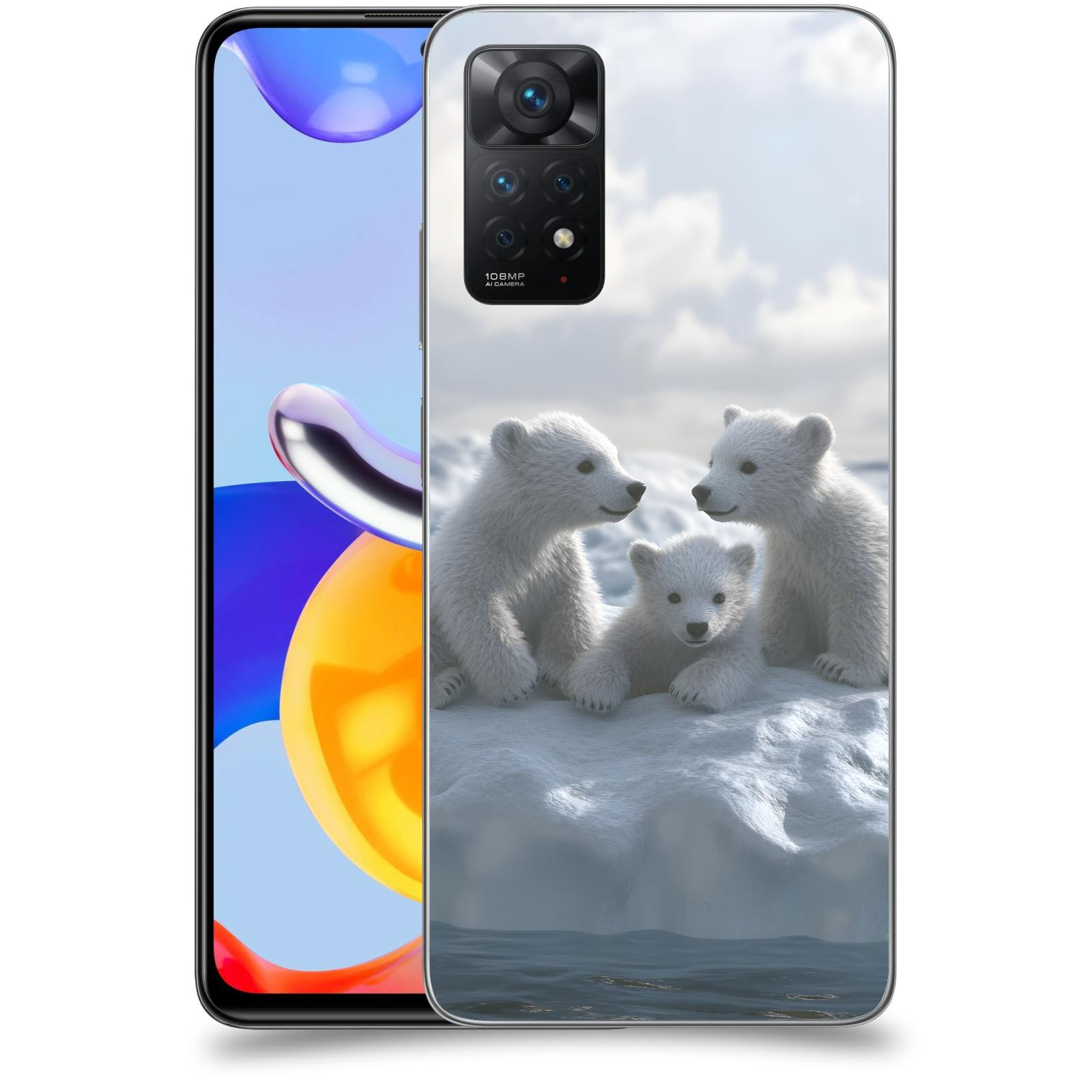 ACOVER Kryt na mobil Xiaomi Redmi Note 11 Pro - Medvíďata