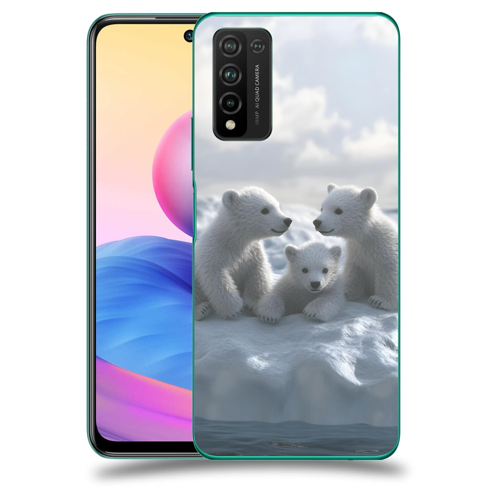 ACOVER Kryt na mobil Honor 10X Lite - Medvíďata