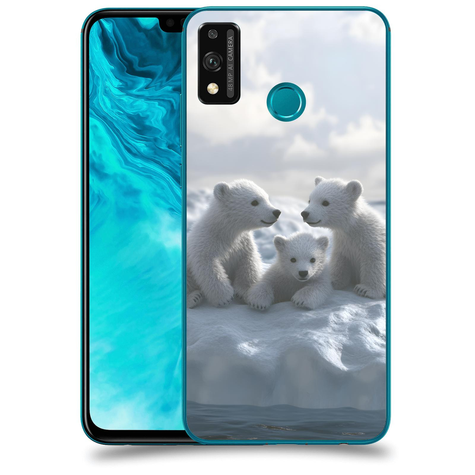 ACOVER Kryt na mobil Honor 9X Lite - Medvíďata