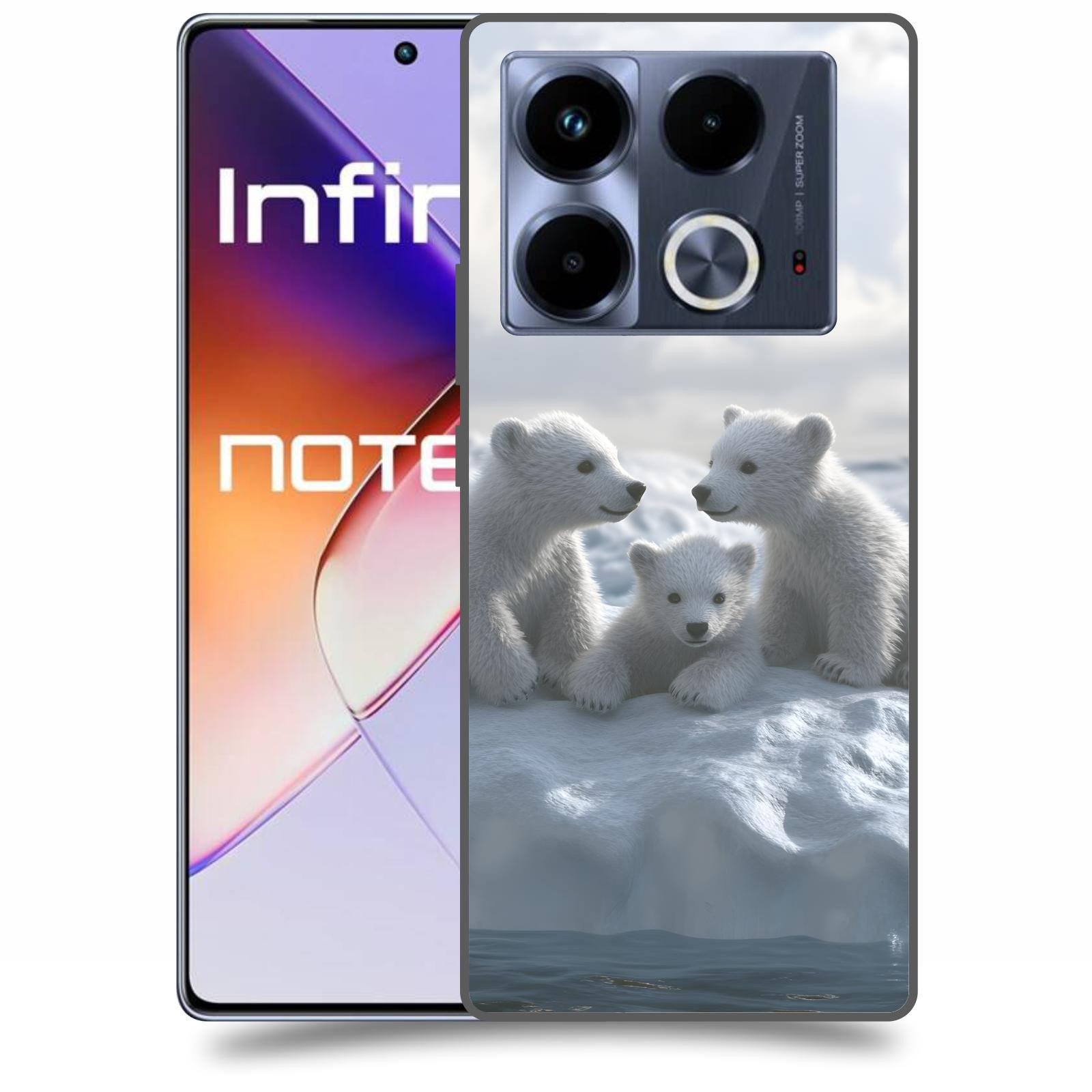 ACOVER Kryt na mobil Infinix Note 40 - Medvíďata