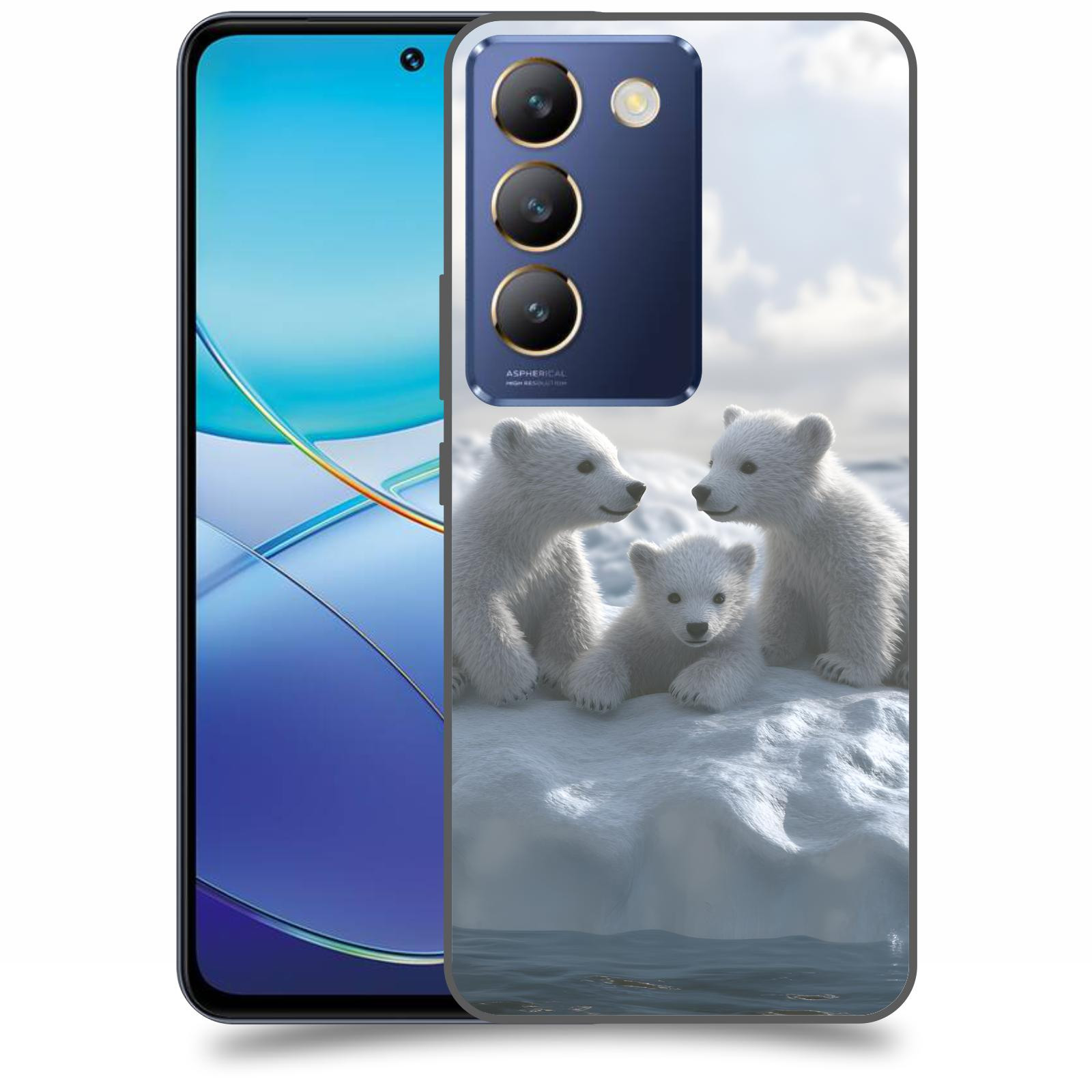 ACOVER Kryt na mobil Vivo V40SE - Medvíďata