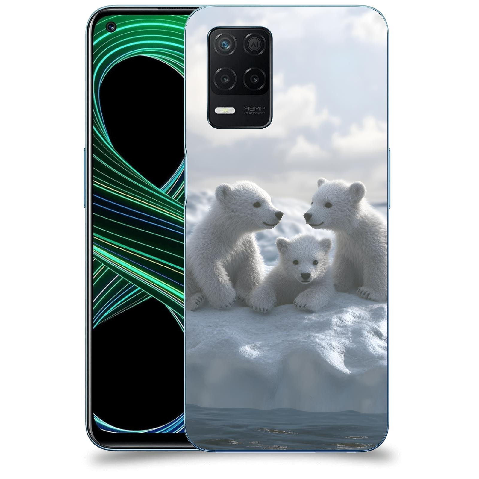 ACOVER Kryt na mobil Realme 8 5G - Medvíďata
