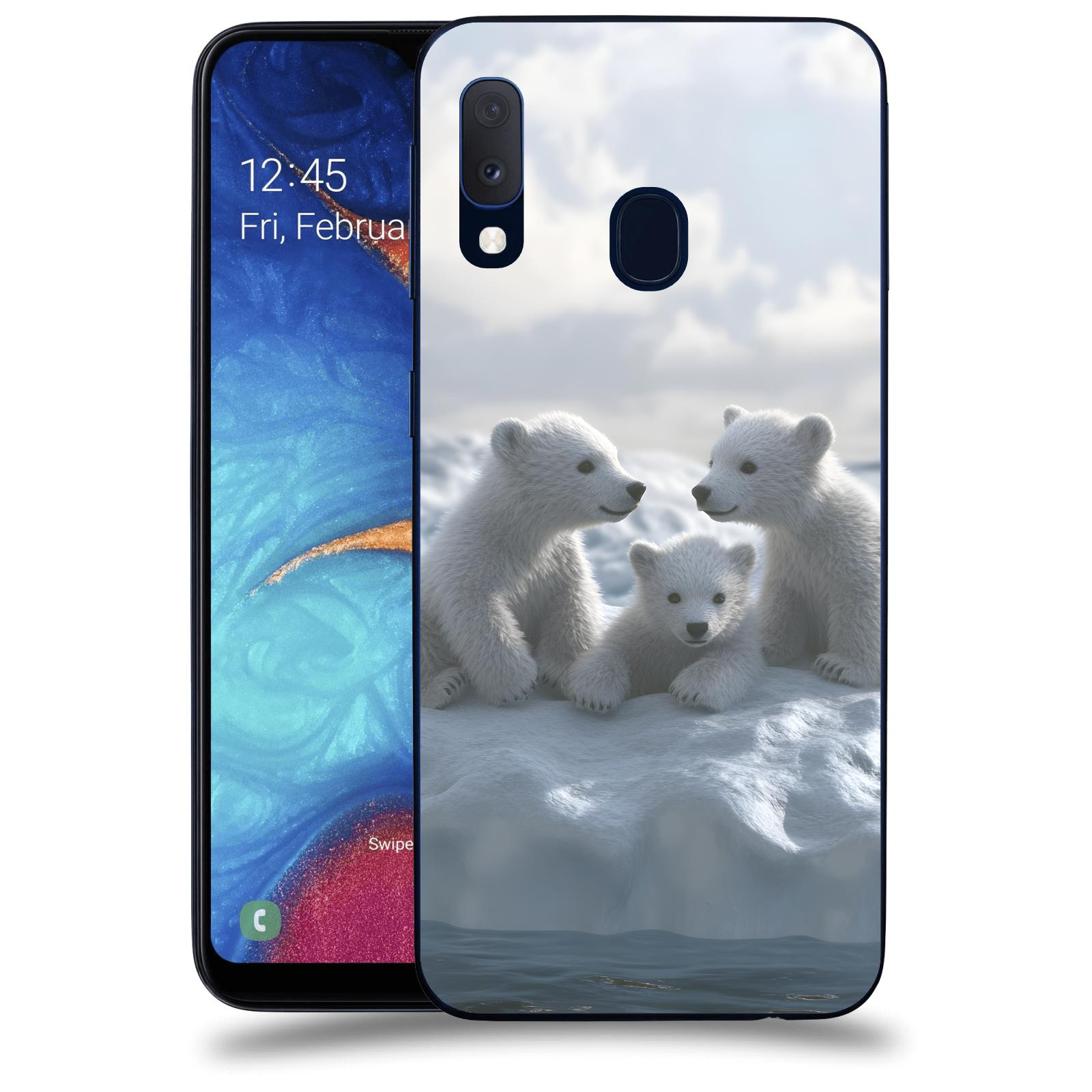 ACOVER Kryt na mobil Samsung Galaxy A20e A202F - Medvíďata