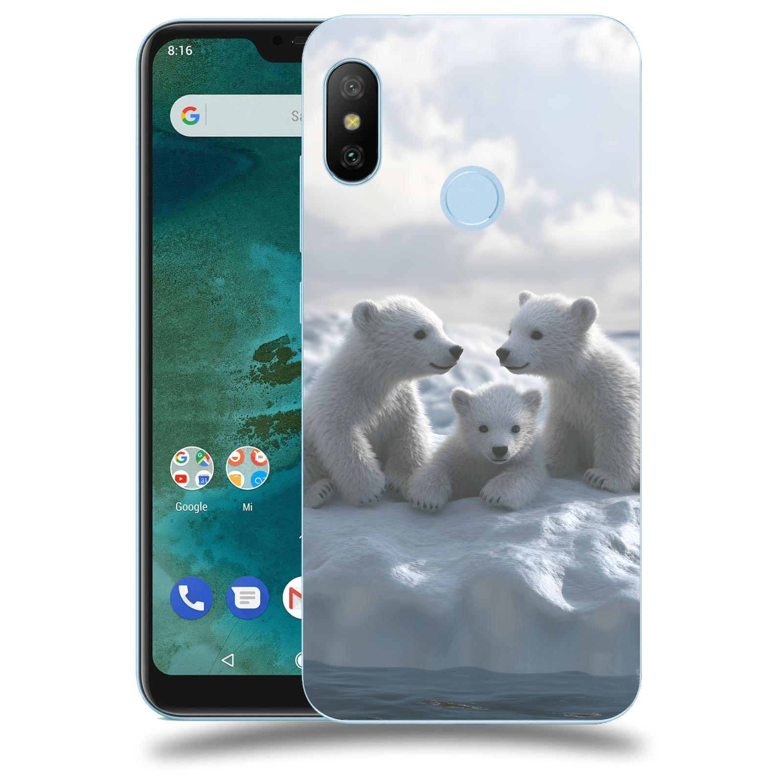 ACOVER Kryt na mobil Xiaomi Mi A2 Lite - Medvíďata