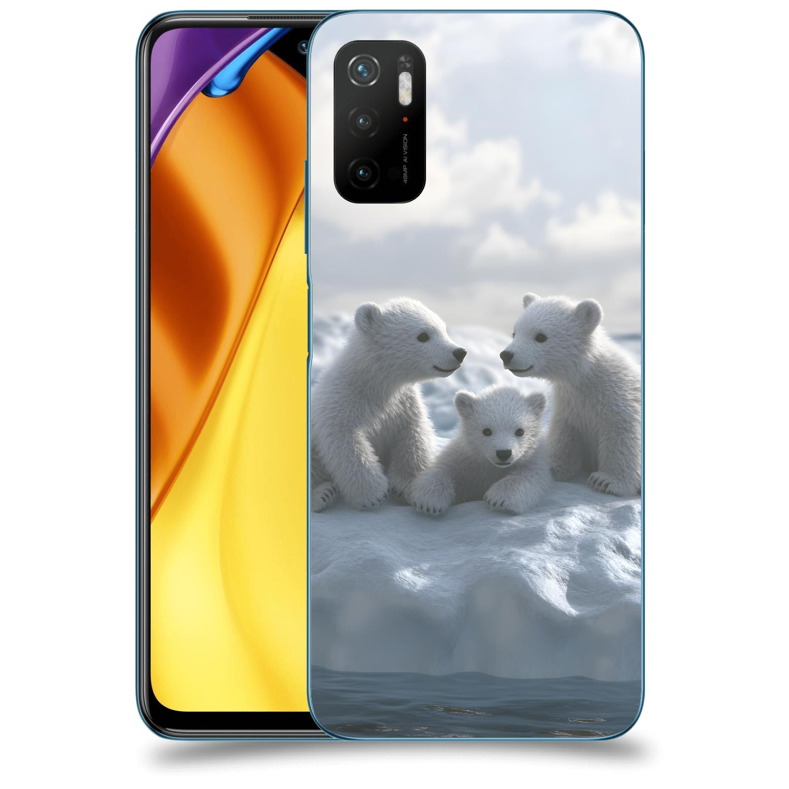ACOVER Kryt na mobil Xiaomi Poco M3 Pro 5G - Medvíďata