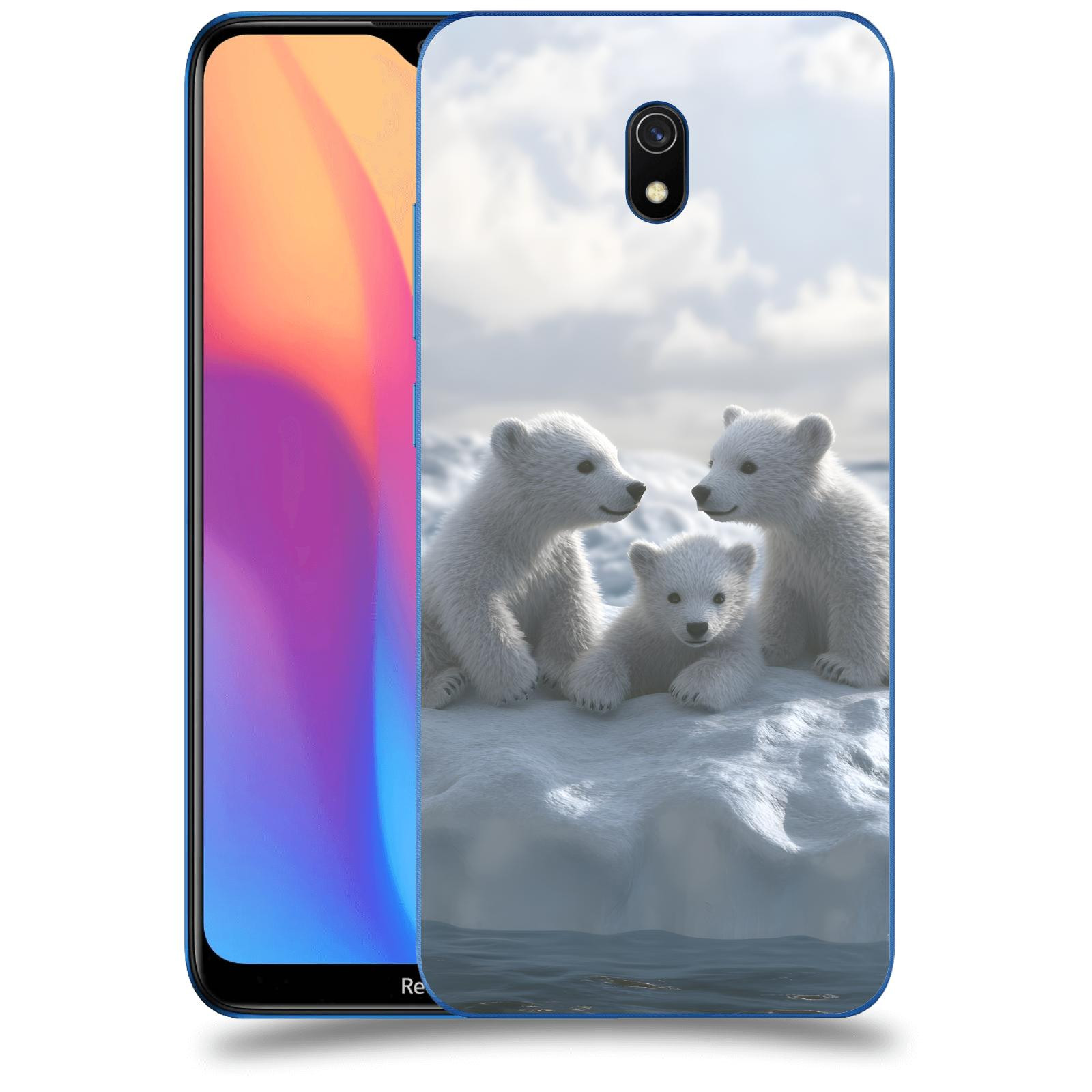 ACOVER Kryt na mobil Xiaomi Redmi 8A - Medvíďata