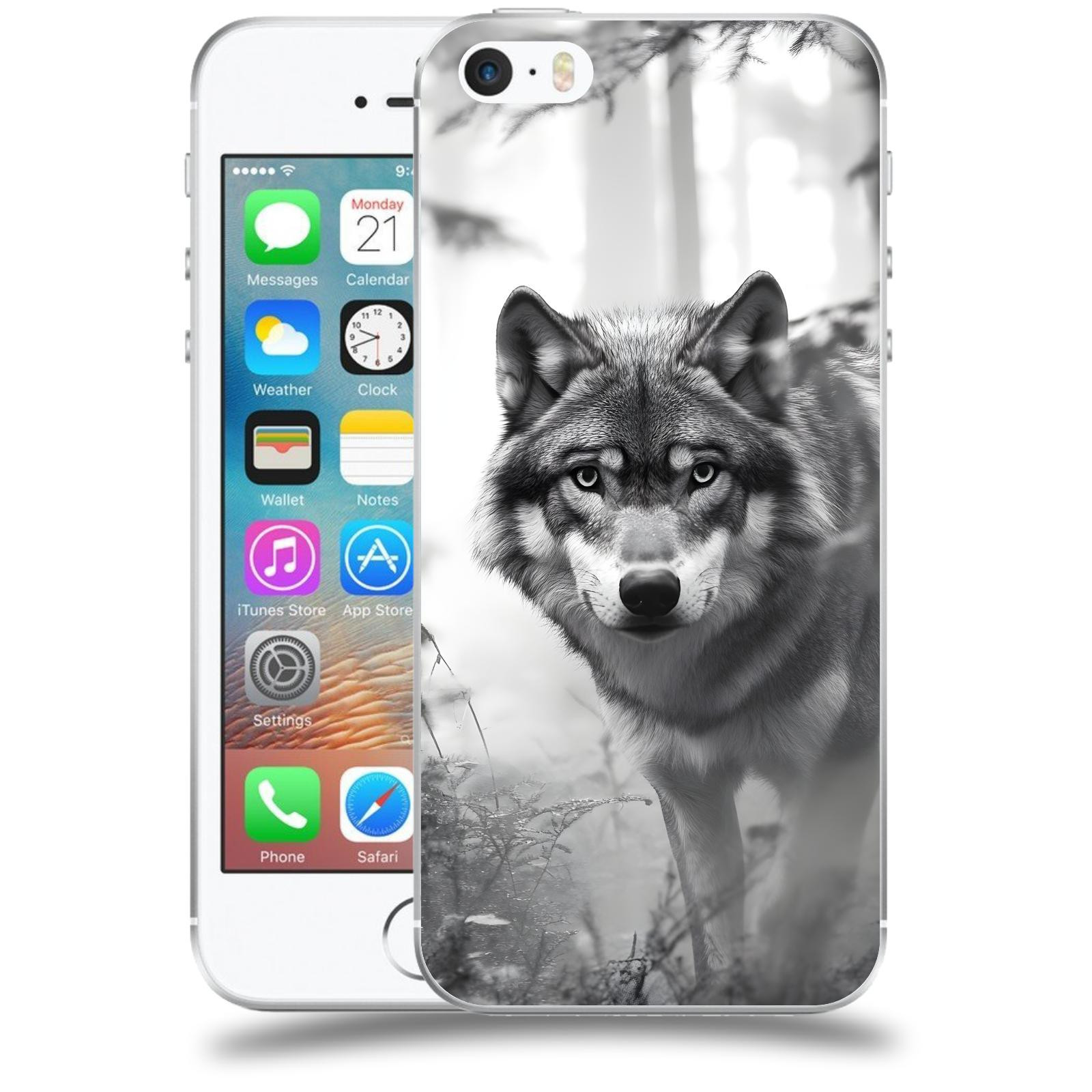 ACOVER Kryt na mobil Apple iPhone 5/5S/SE - Vlk