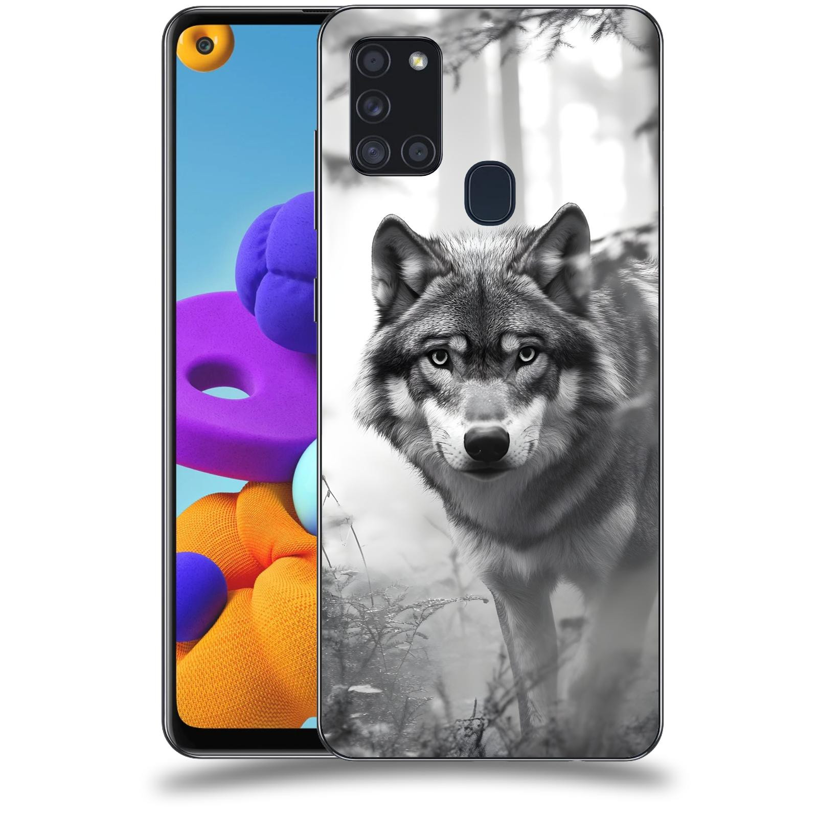 ACOVER Kryt na mobil Samsung Galaxy A21s - Vlk