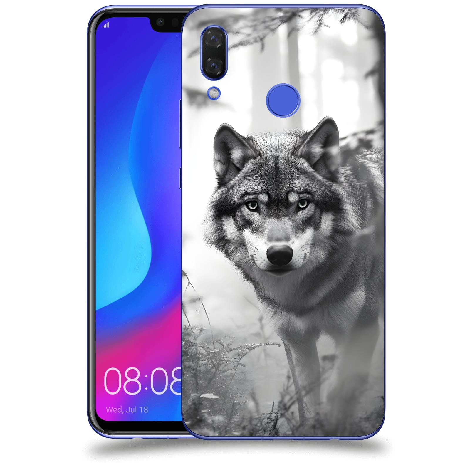 ACOVER Kryt na mobil Huawei Nova 3i - Vlk
