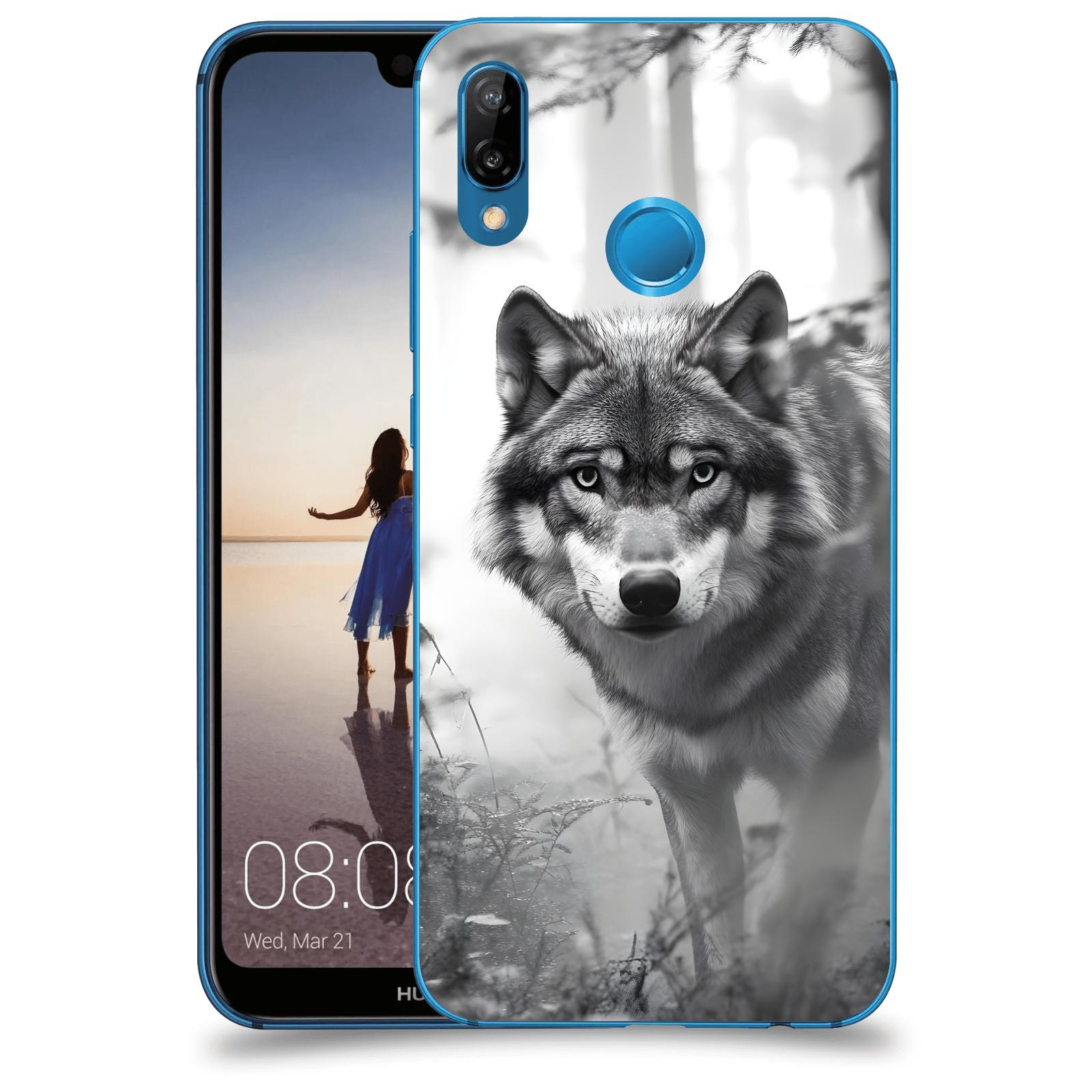 ACOVER Kryt na mobil Huawei P20 Lite - Vlk