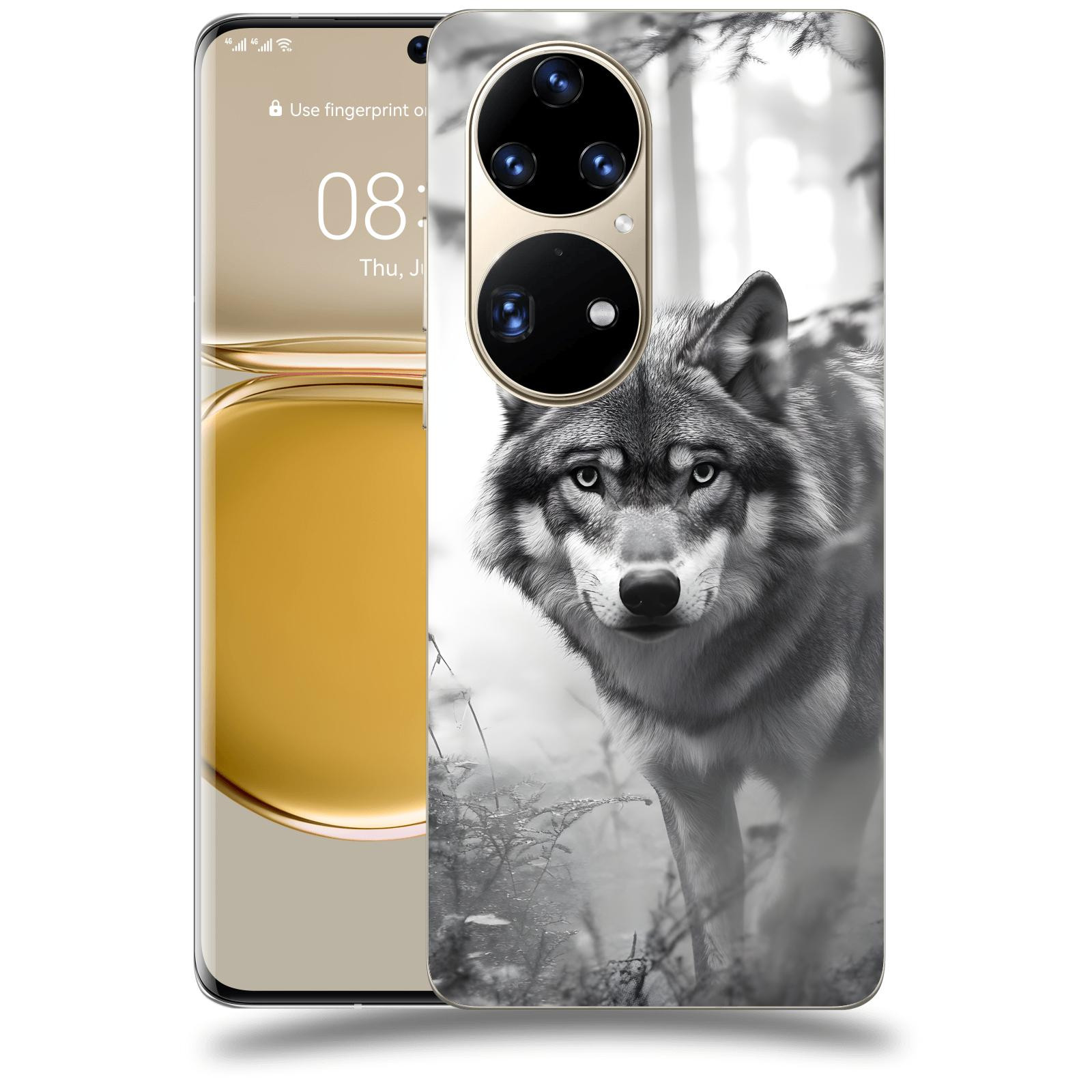 ACOVER Kryt na mobil Huawei P50 - Vlk