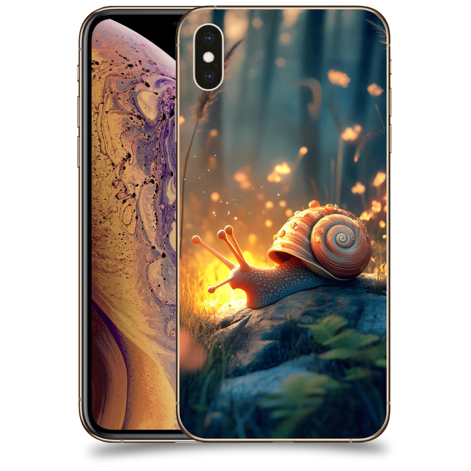 ACOVER Kryt na mobil Apple iPhone XS Max - Šnek