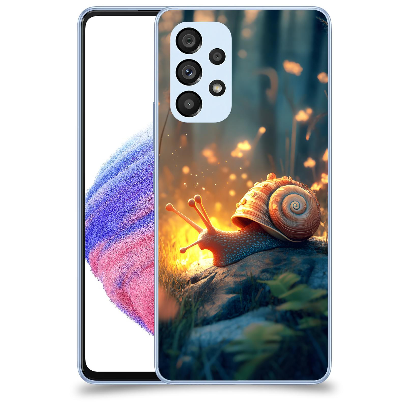 ACOVER Kryt na mobil Samsung Galaxy A32 5G A326B - Šnek