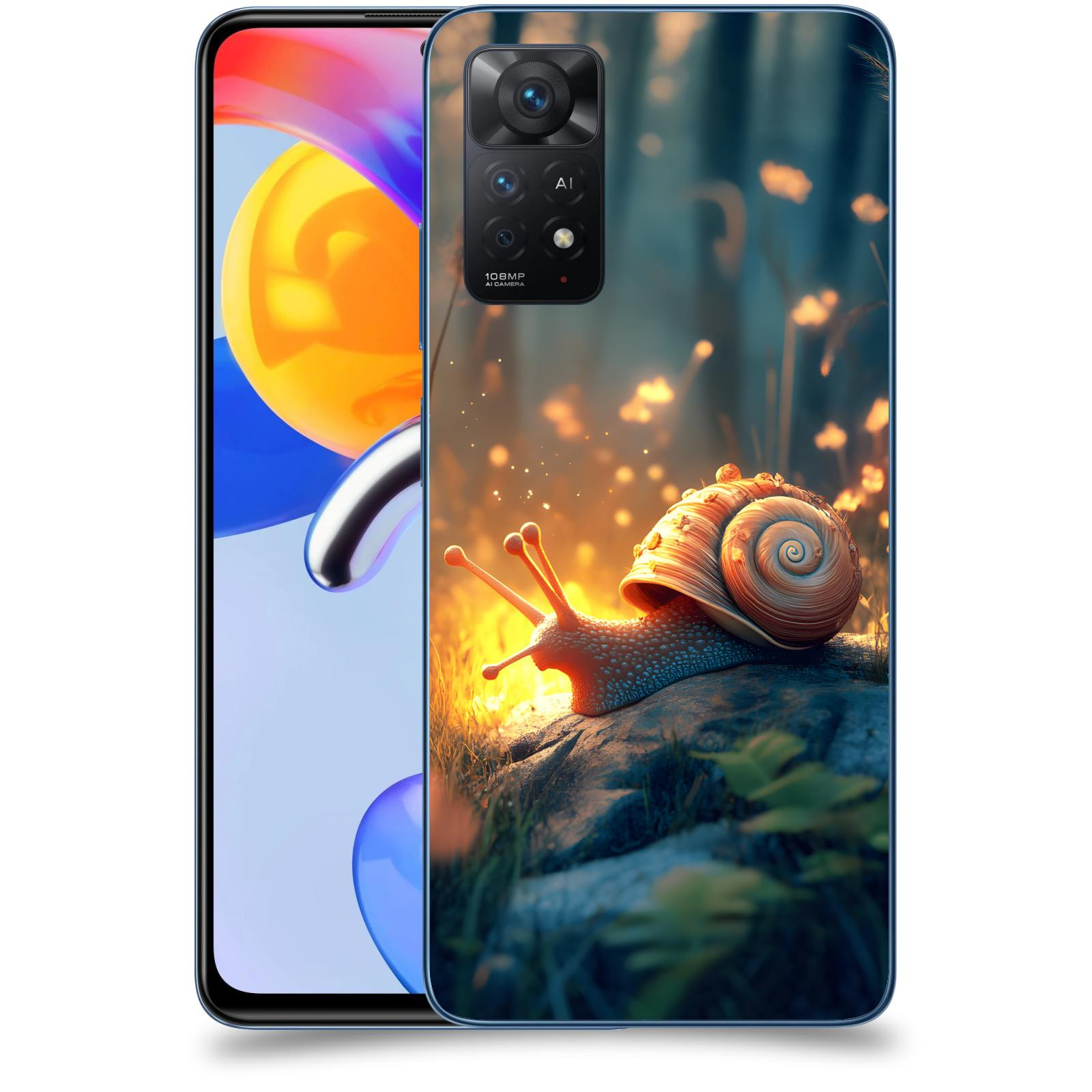 ACOVER Kryt na mobil Xiaomi Redmi Note 11 Pro 5G - Šnek